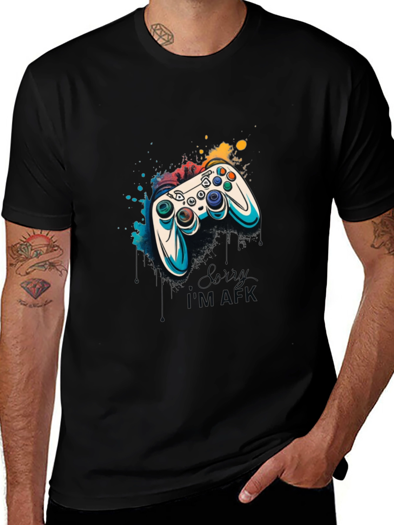 Gaming Controller Graphic T-Shirt - Gamer Style