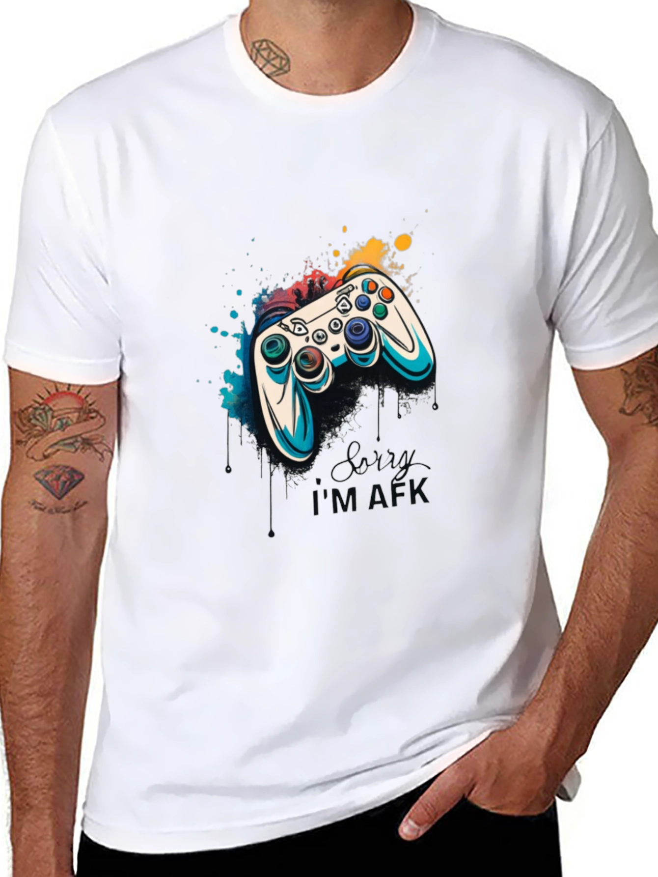 Gaming Controller Graphic T-Shirt - Gamer Style