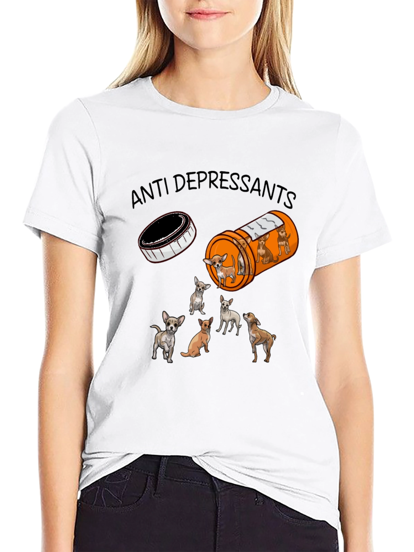 Anti Depressant Chihuahua T-Shirt