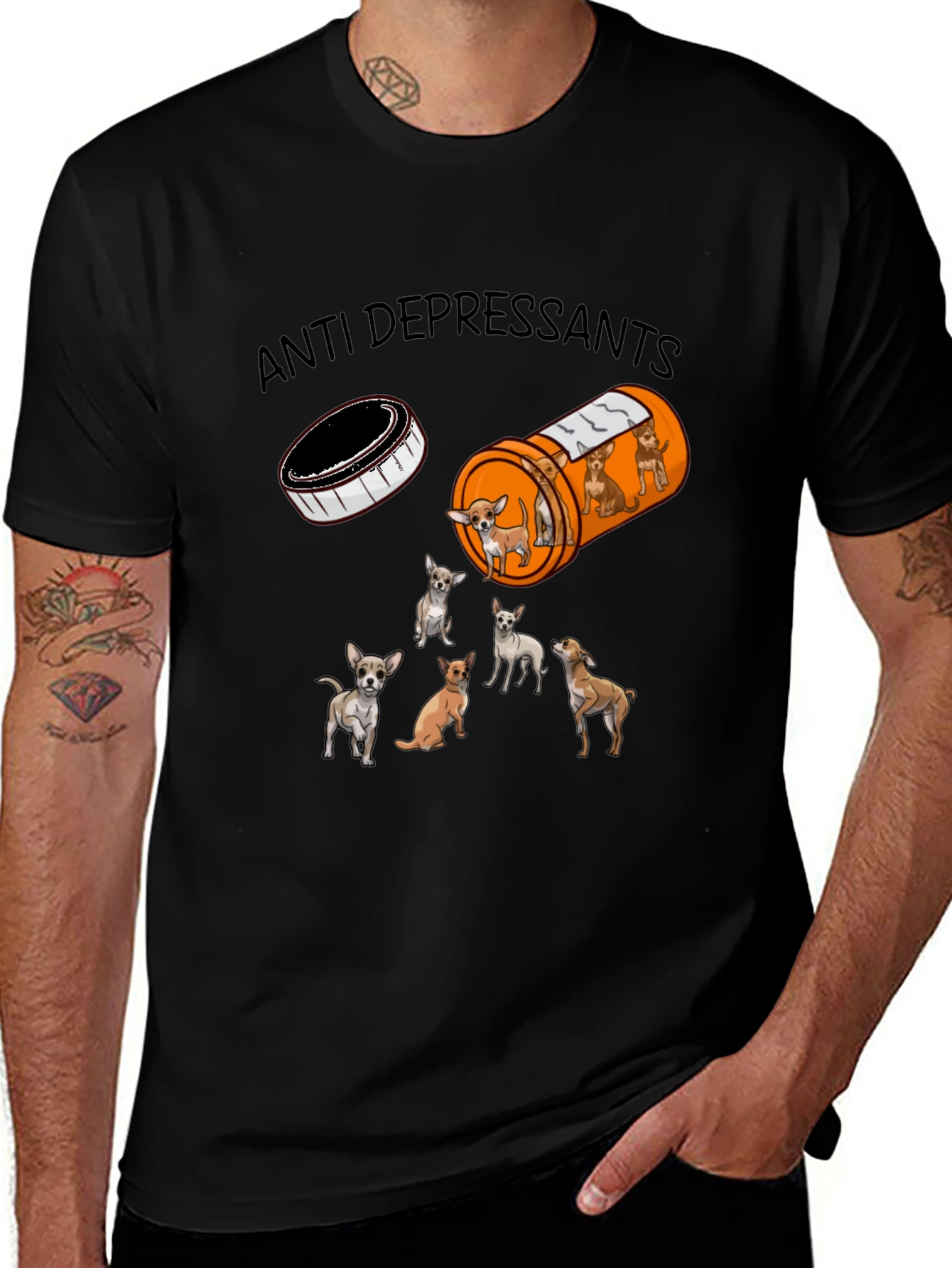 Anti Depressant Chihuahua T-Shirt