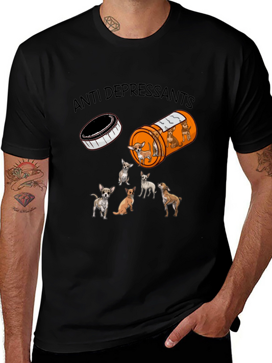 Anti Depressant Chihuahua T-Shirt