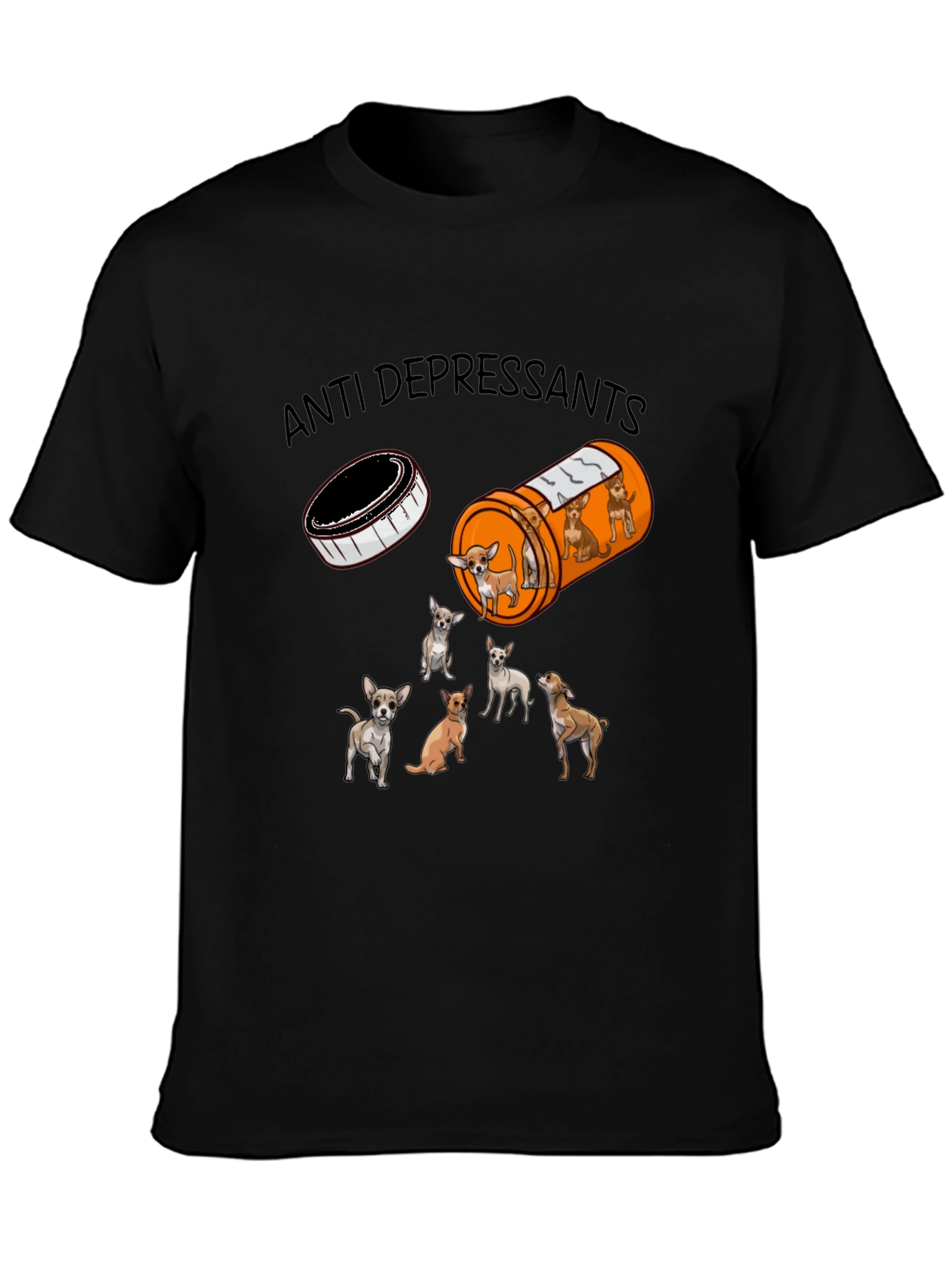 Anti Depressant Chihuahua T-Shirt