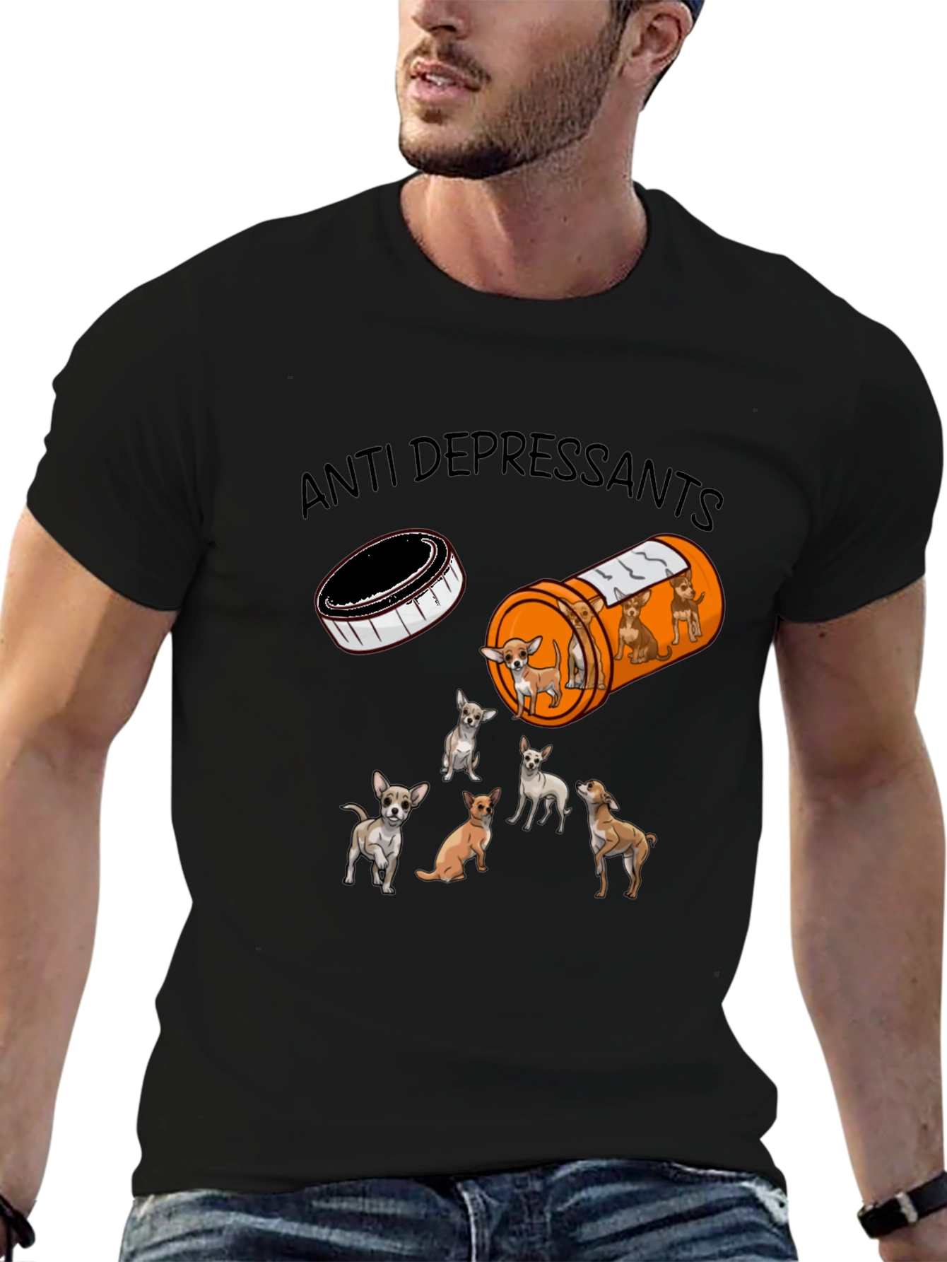 Anti Depressant Chihuahua T-Shirt
