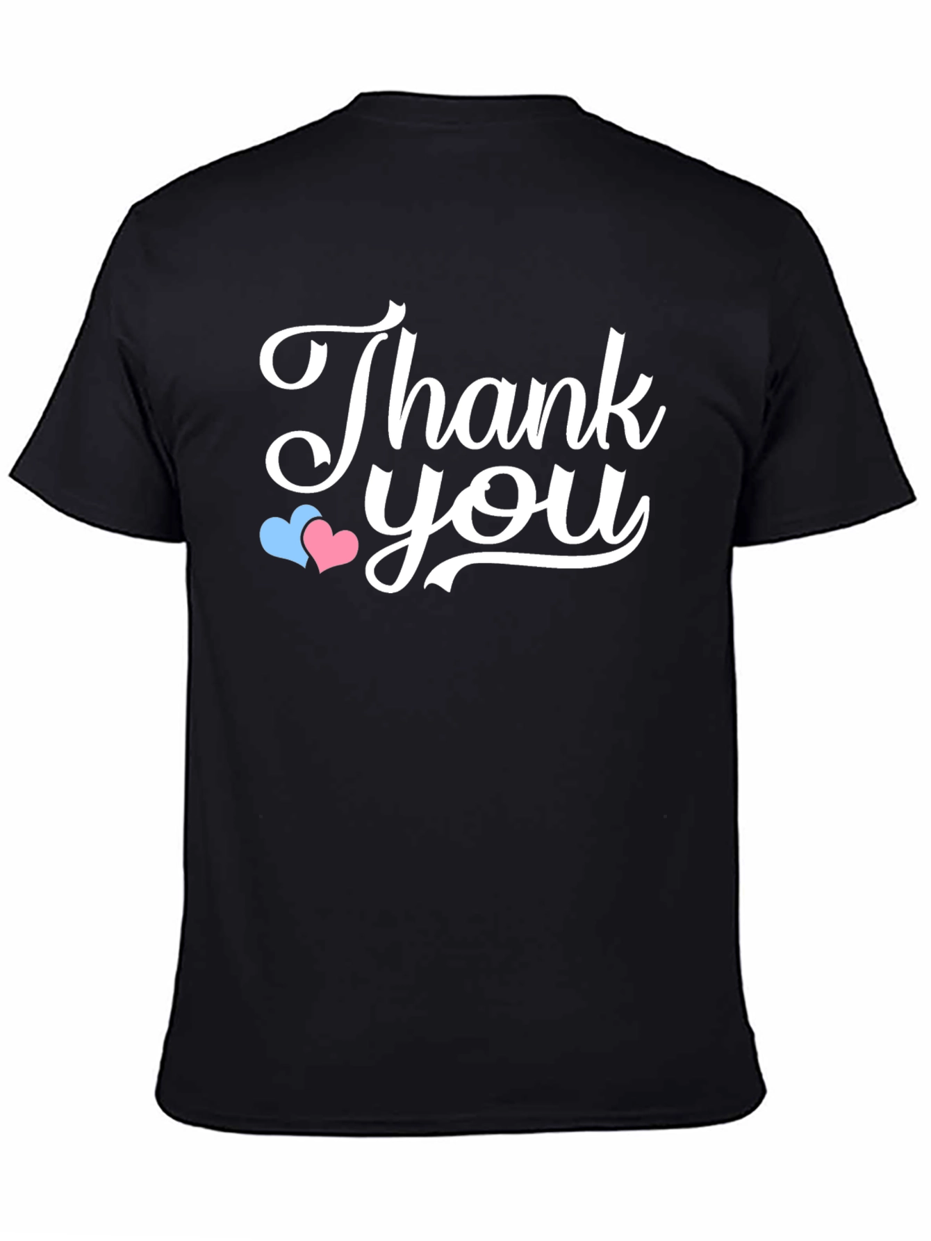 Thank You Graphic T-Shirt - Black