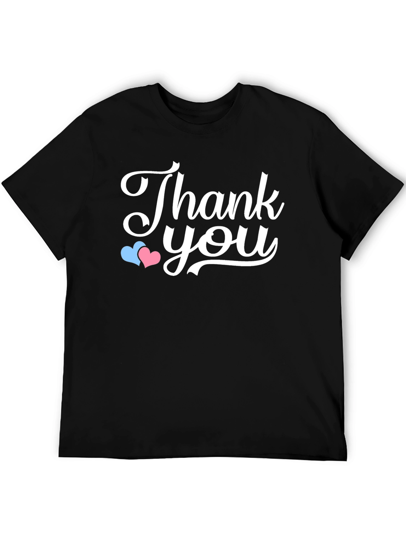 Thank You Graphic T-Shirt - Black