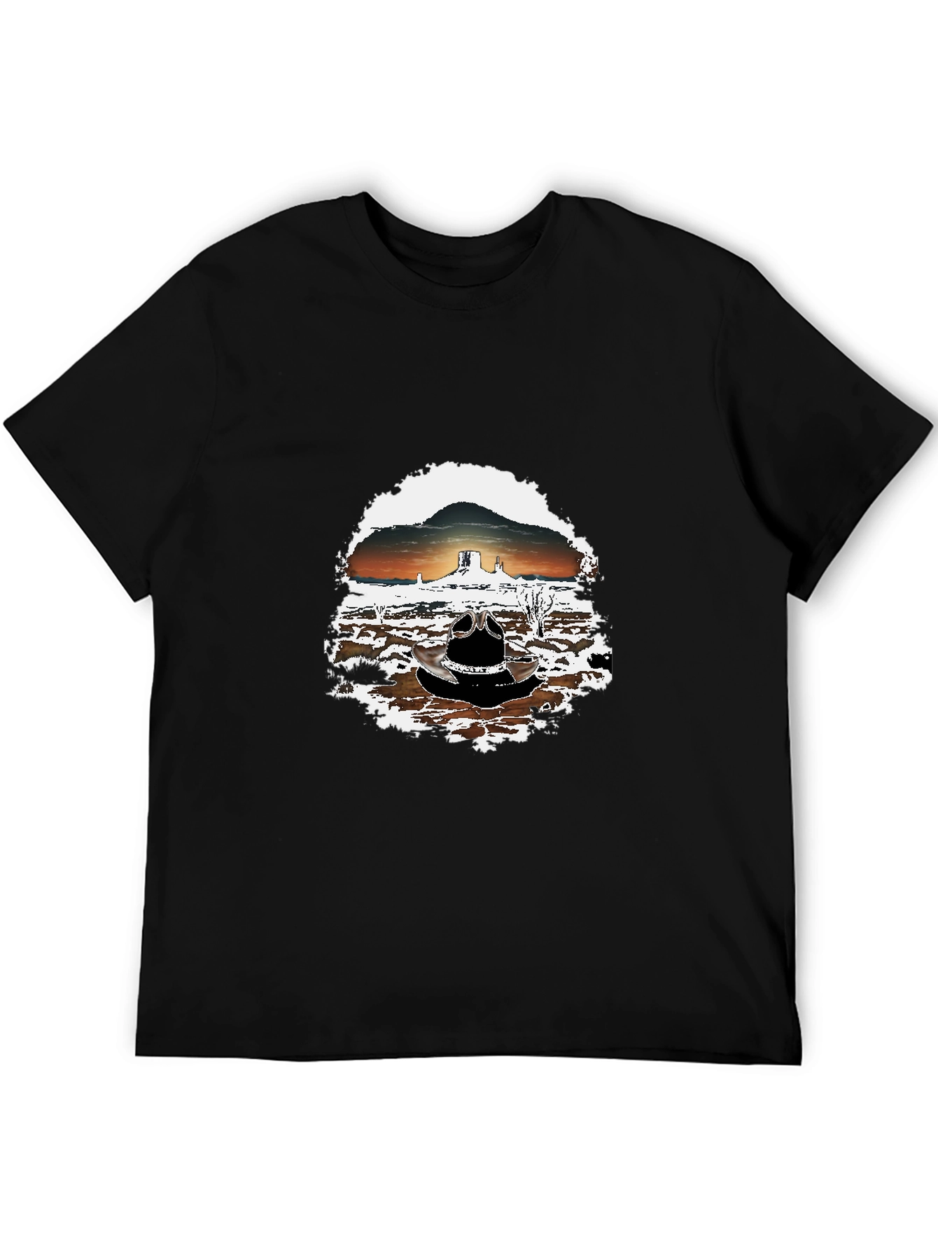 Sunset Desert Graphic T-Shirt
