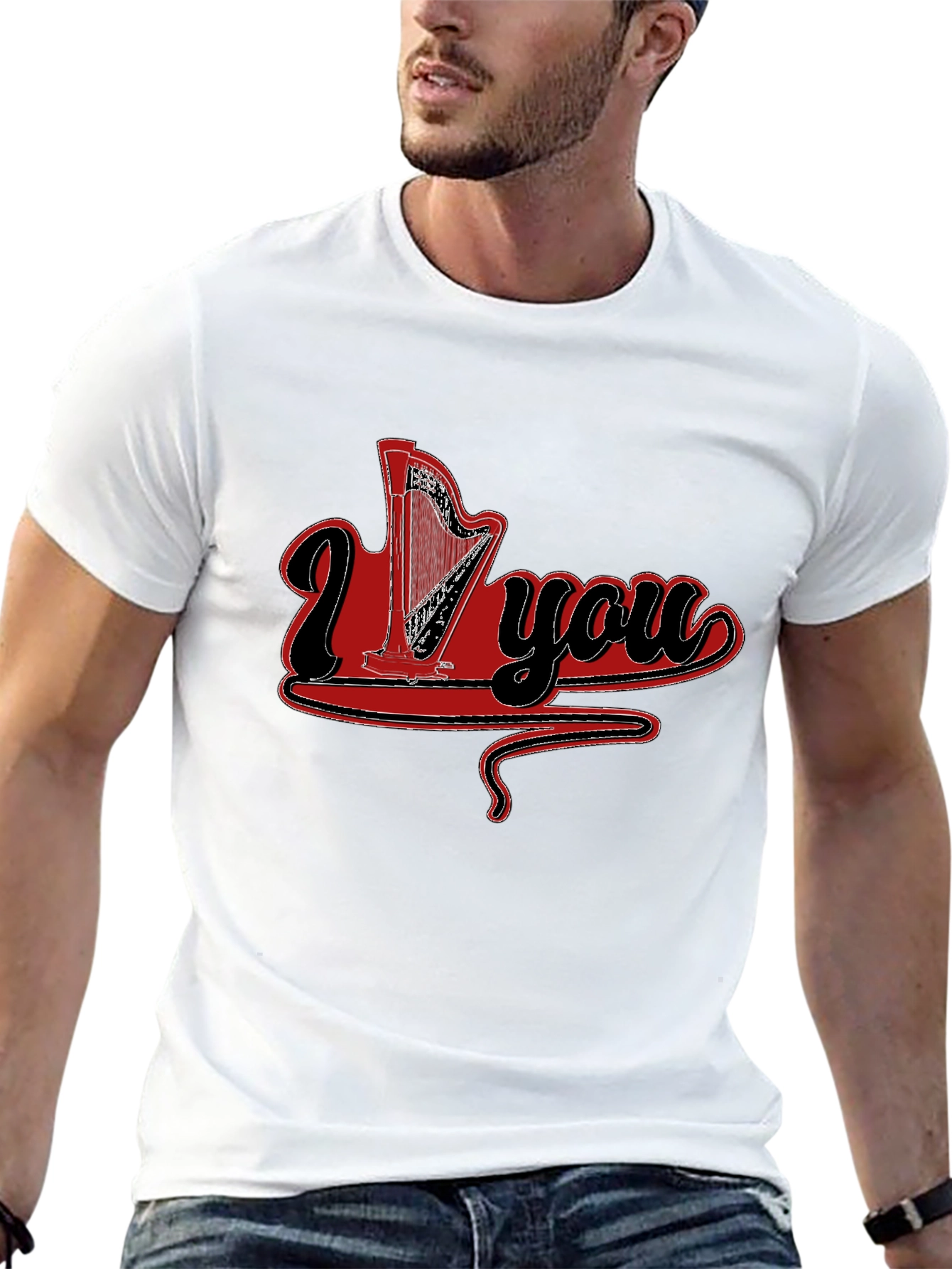 I Harp You - Unique Graphic T-Shirt