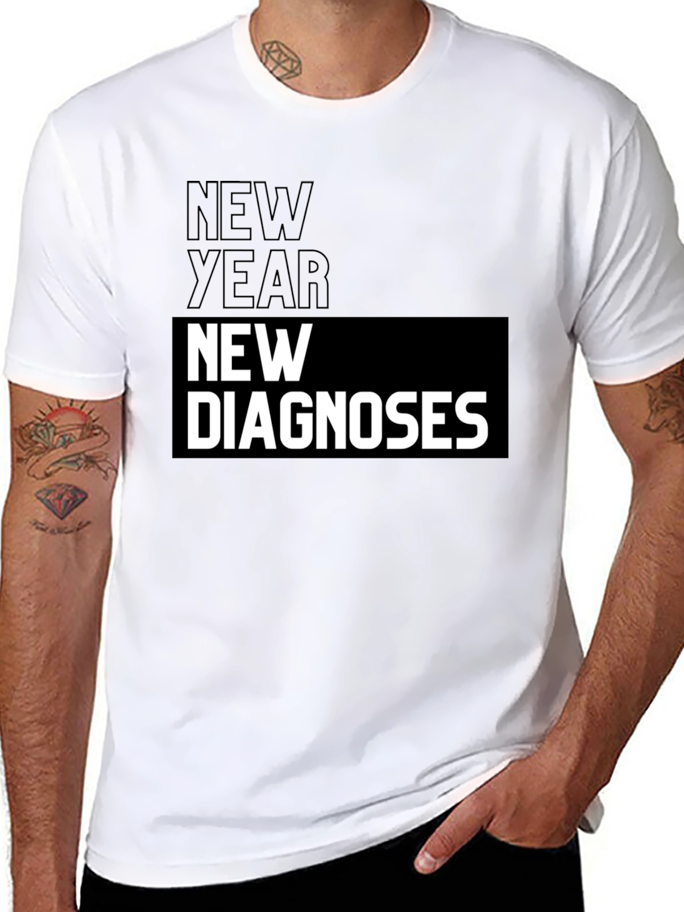 New Year New Diagnoses Graphic T-Shirt