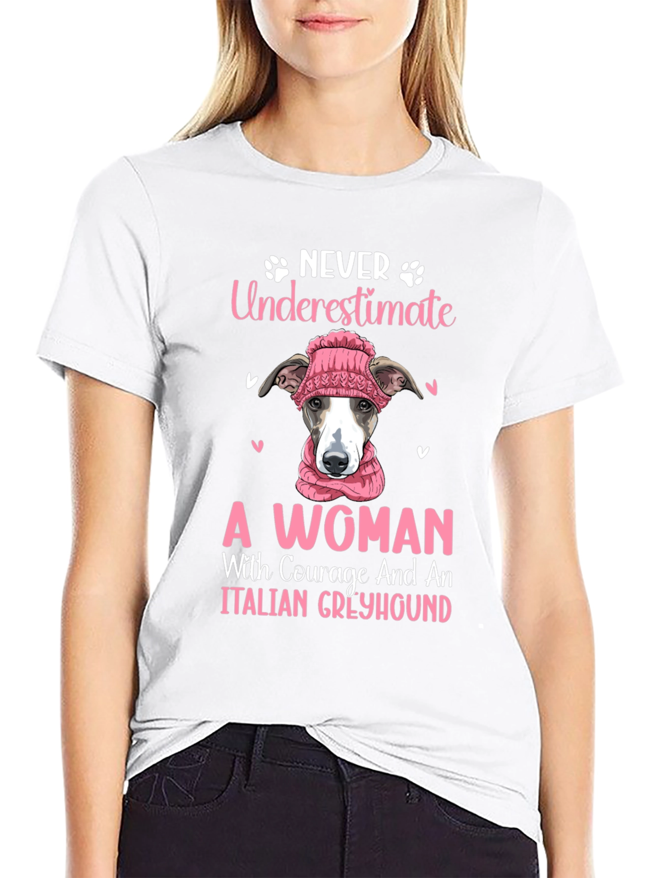 Italian Greyhound Womans T-Shirt