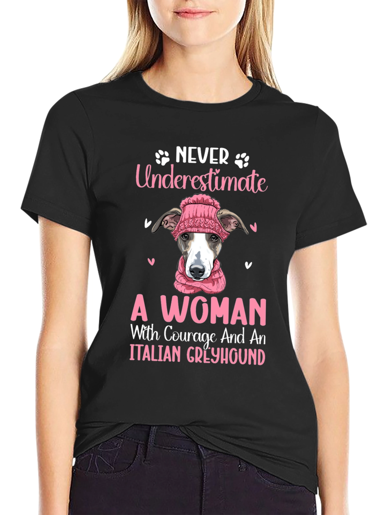 Italian Greyhound Womans T-Shirt