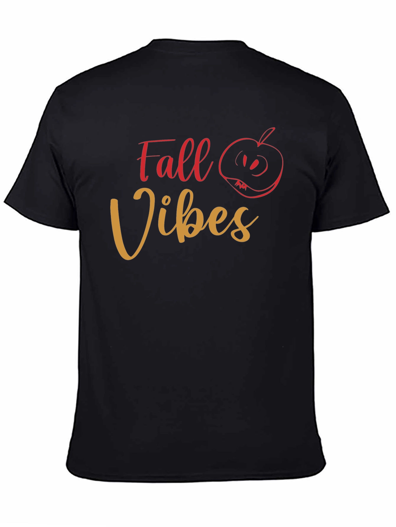 Fall Vibes Graphic Tee - Black