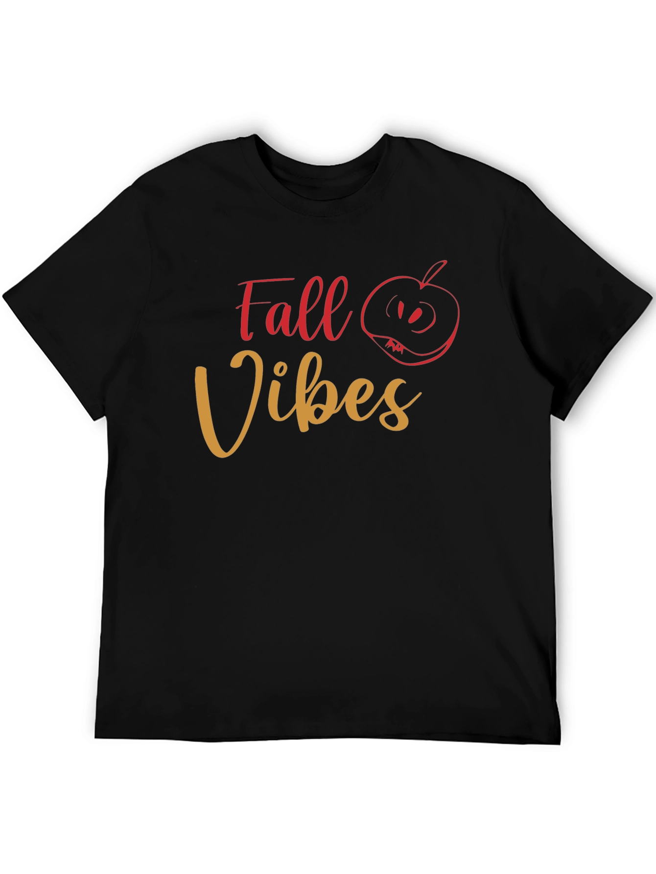 Fall Vibes Graphic Tee - Black