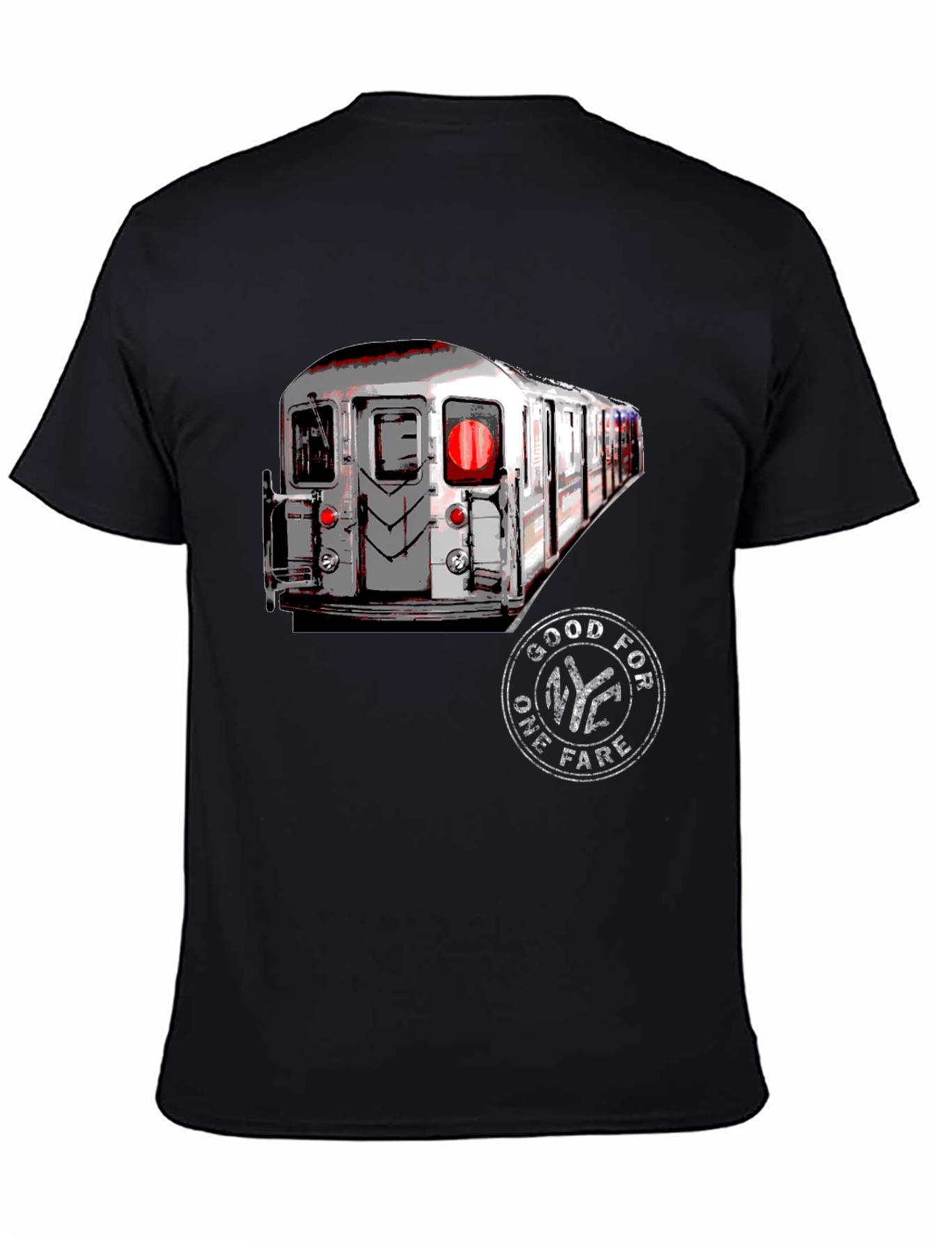NYC Subway Train Graphic Tee