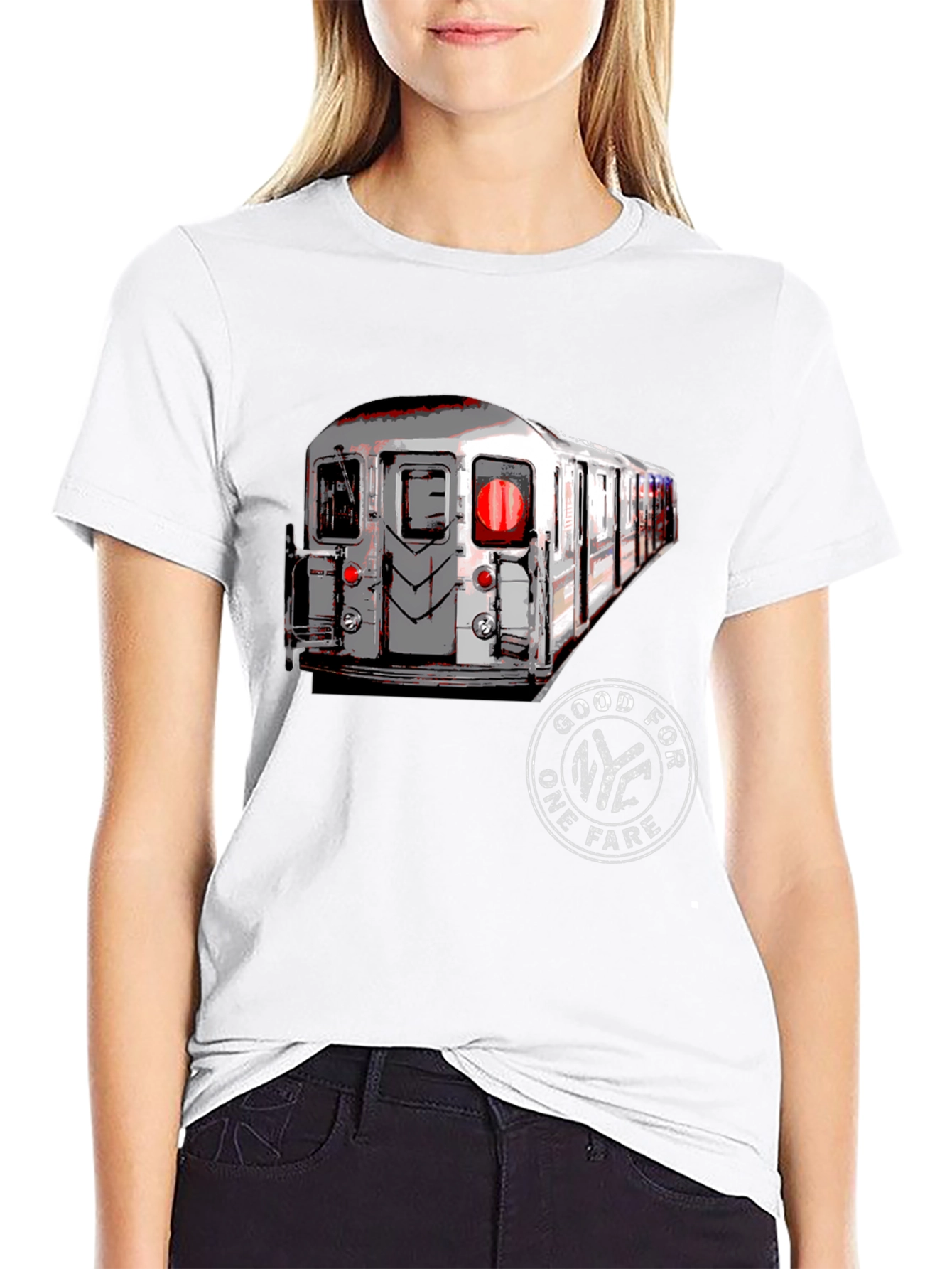 NYC Subway Train Graphic Tee