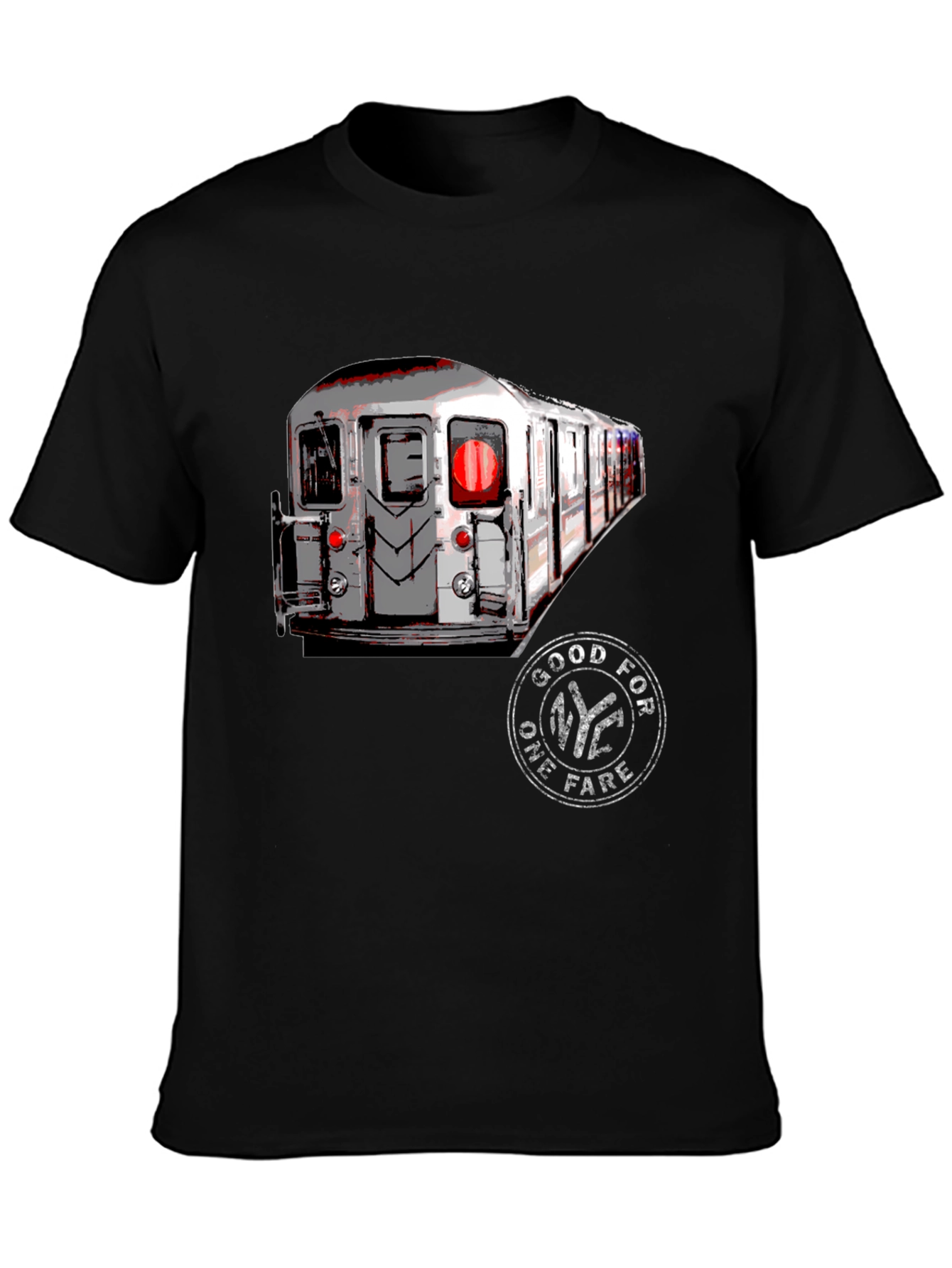 NYC Subway Train Graphic Tee