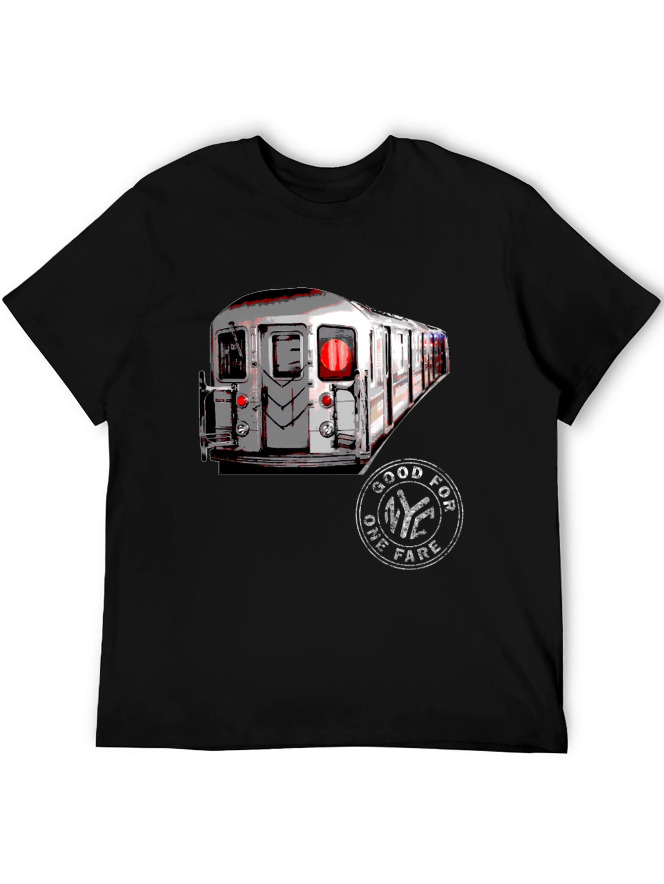 NYC Subway Train Graphic Tee