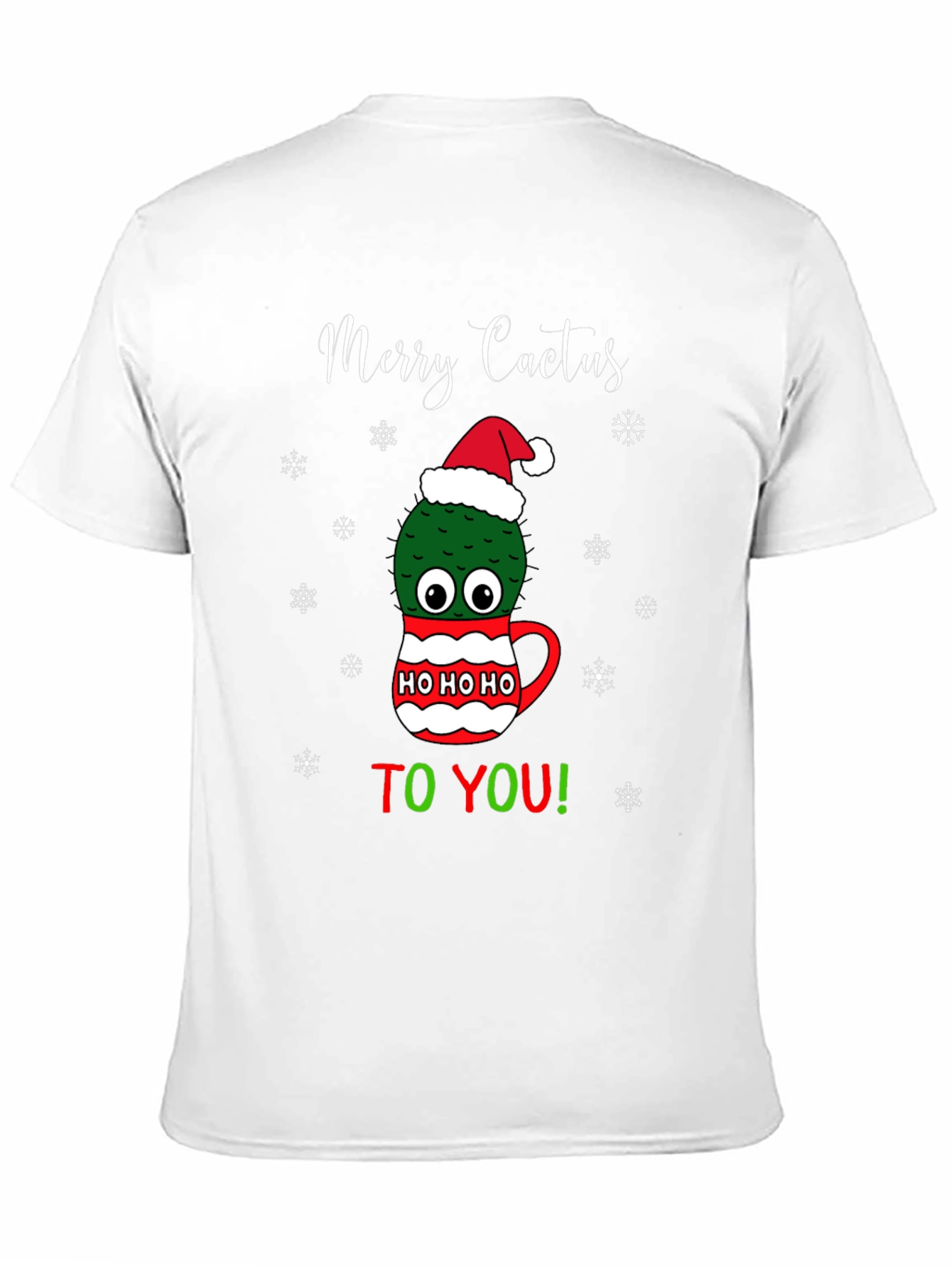 Merry Cactus Christmas Graphic Tee