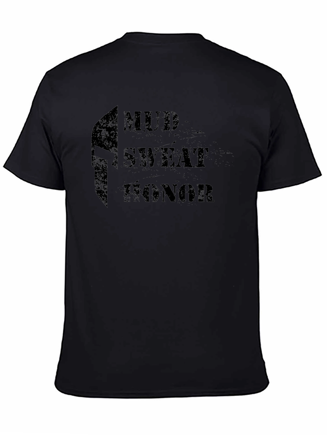 Mud Sweat Honor Graphic Tee - Black
