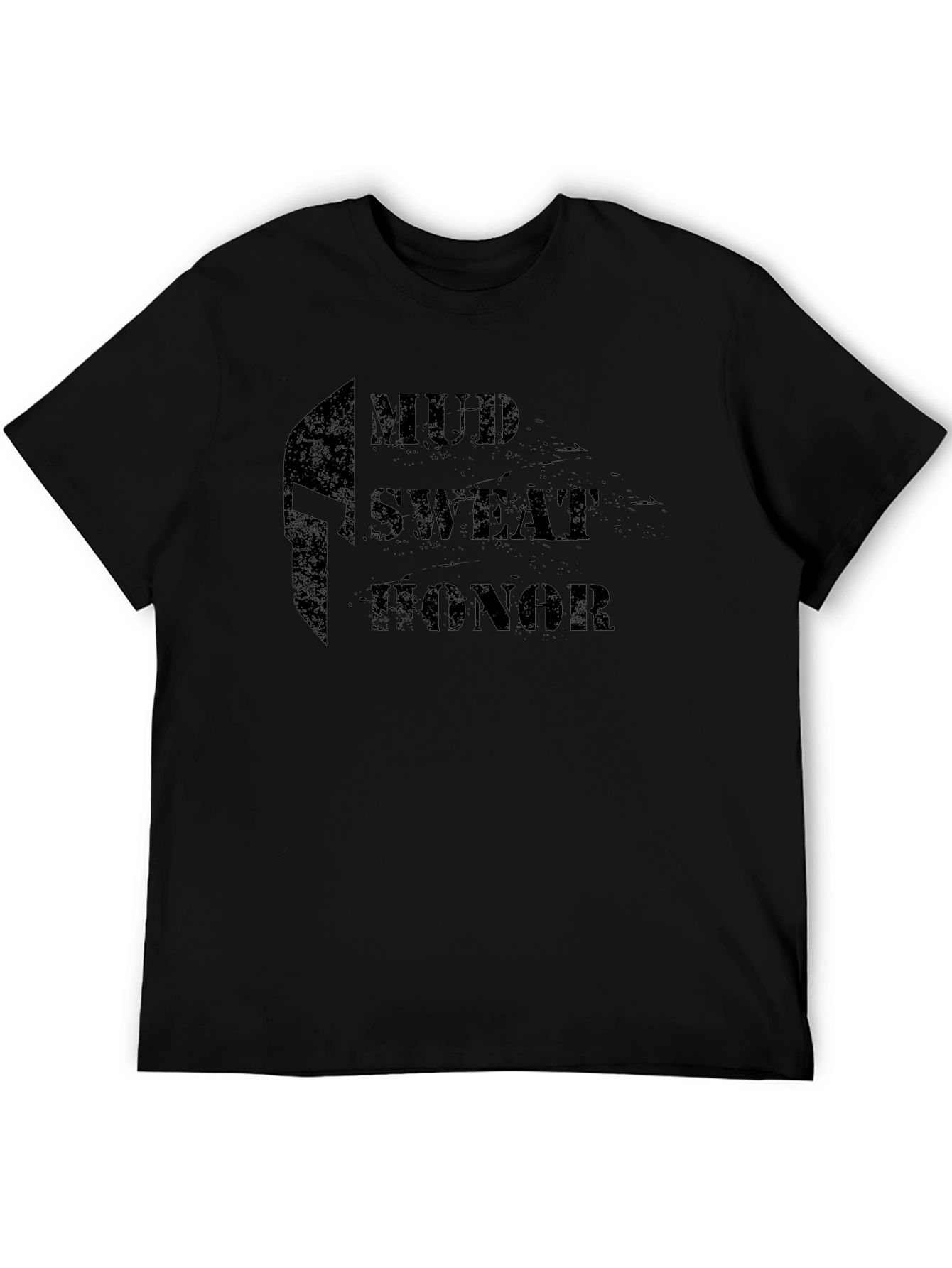 Mud Sweat Honor Graphic Tee - Black