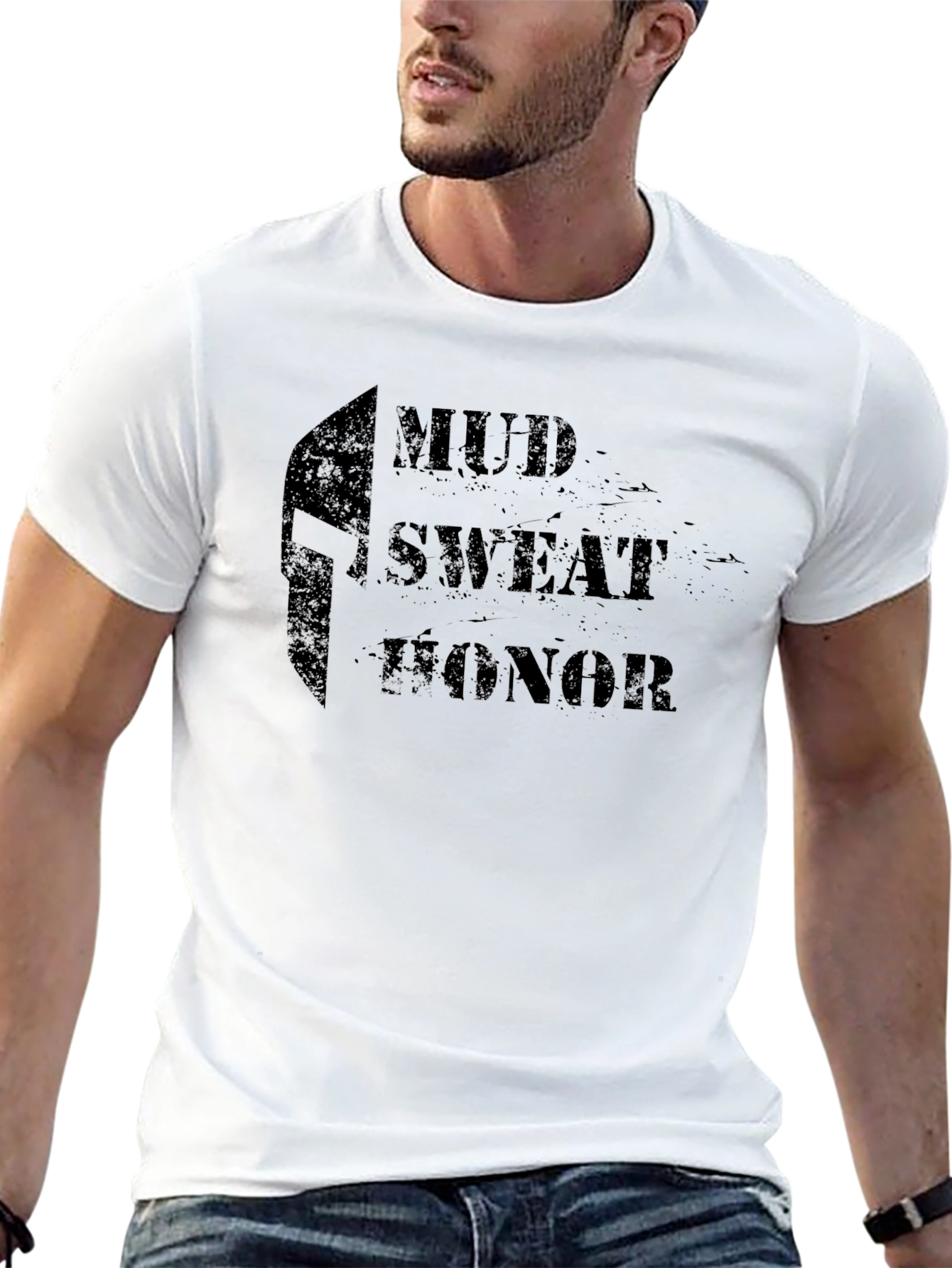 Mud Sweat Honor Graphic Tee - Black