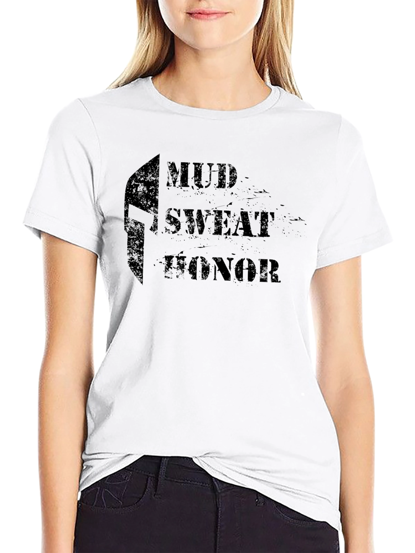 Mud Sweat Honor Graphic Tee - Black