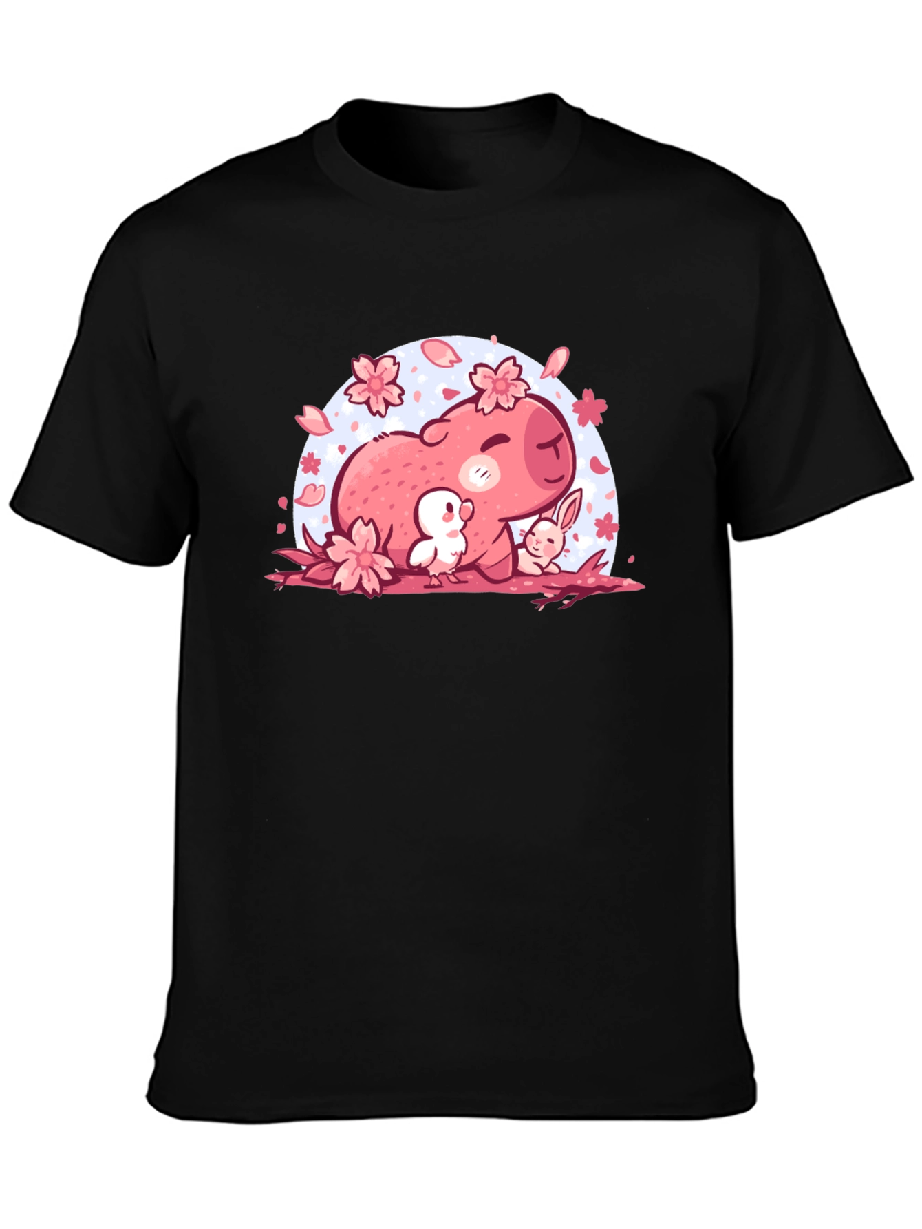 Cute Capybara & Friends Graphic Tee