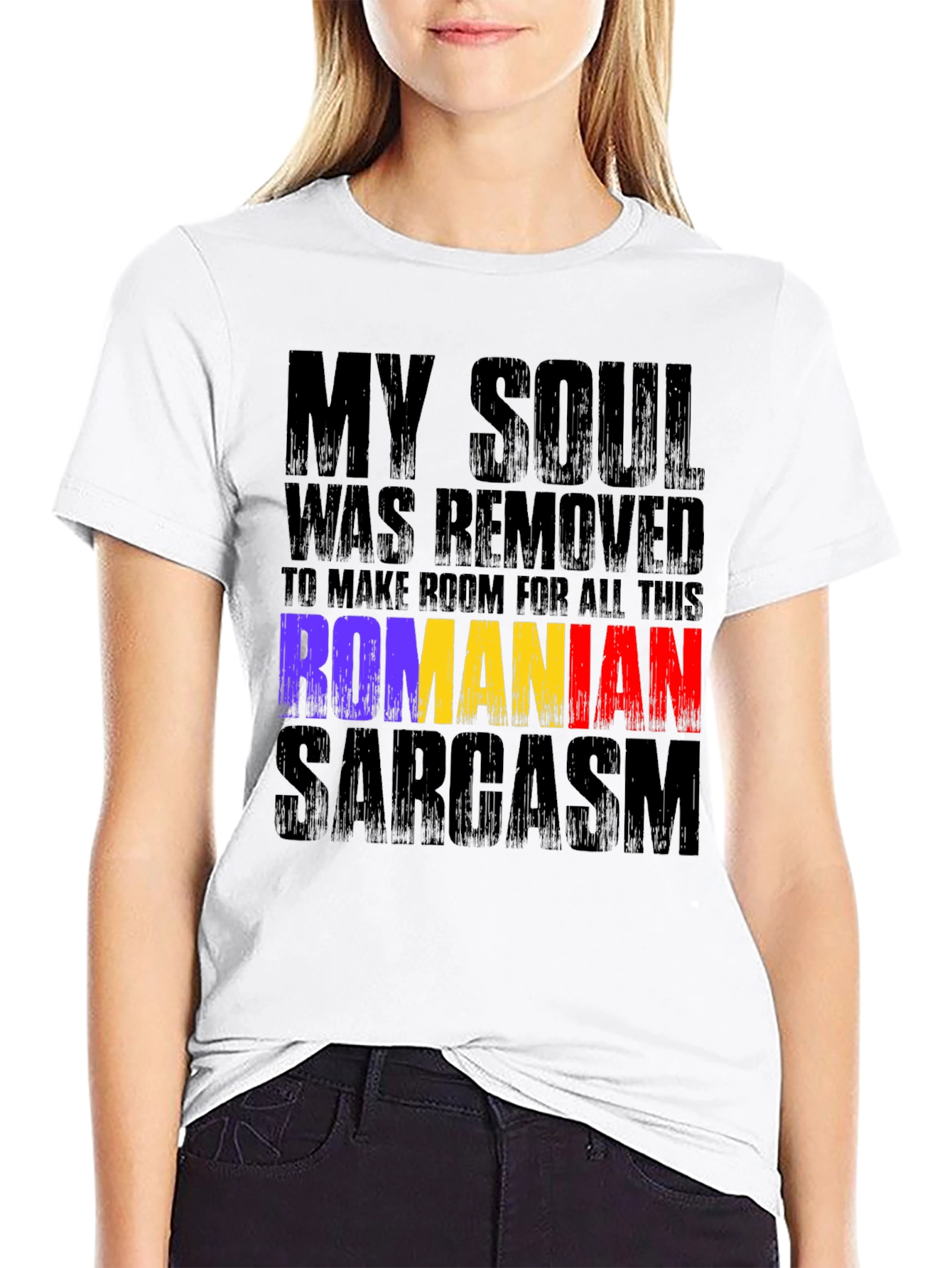 Romanian Sarcasm Graphic T-Shirt