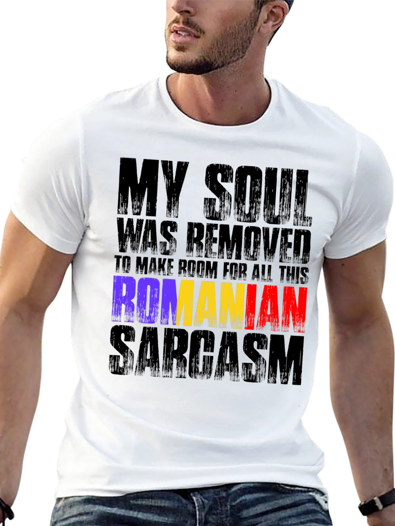 Romanian Sarcasm Graphic T-Shirt