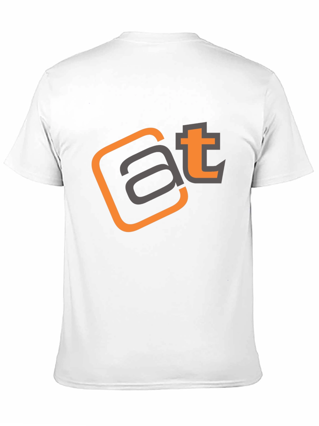 Stylish AT Logo Black T-Shirt