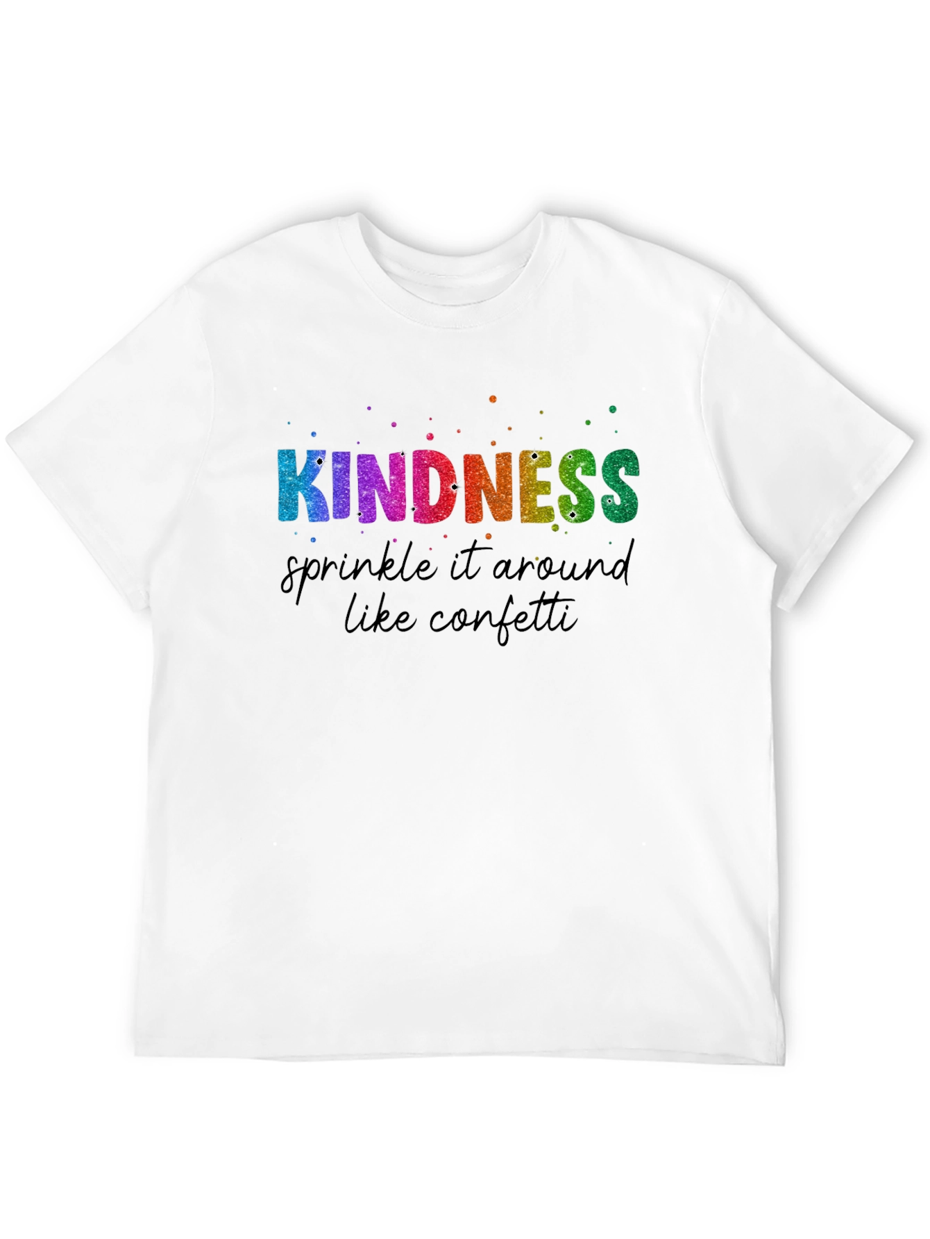 Kindness Confetti Graphic Tee - Spread Positivity!