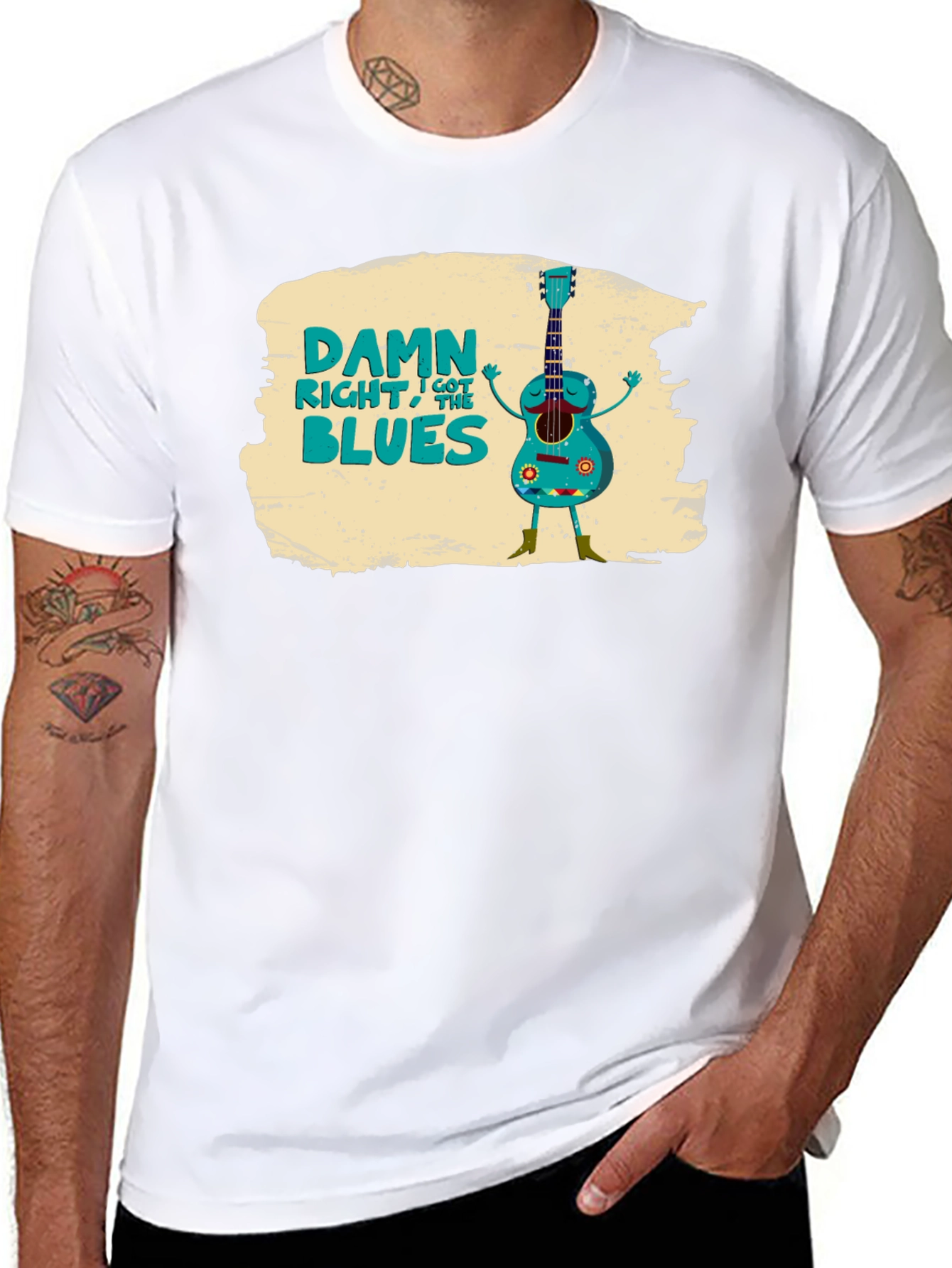 Damn Right I Got the Blues Graphic T-Shirt