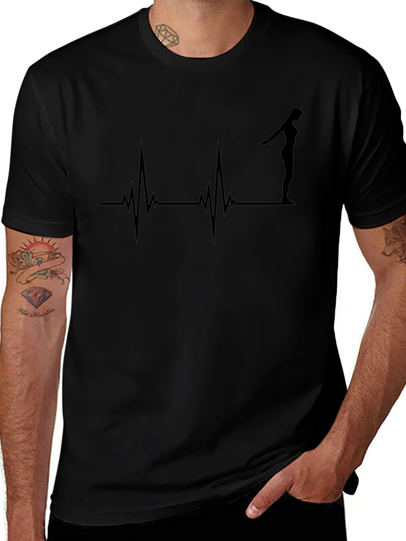 Lifeguard Heartbeat T-Shirt - Stylish Graphic Tee