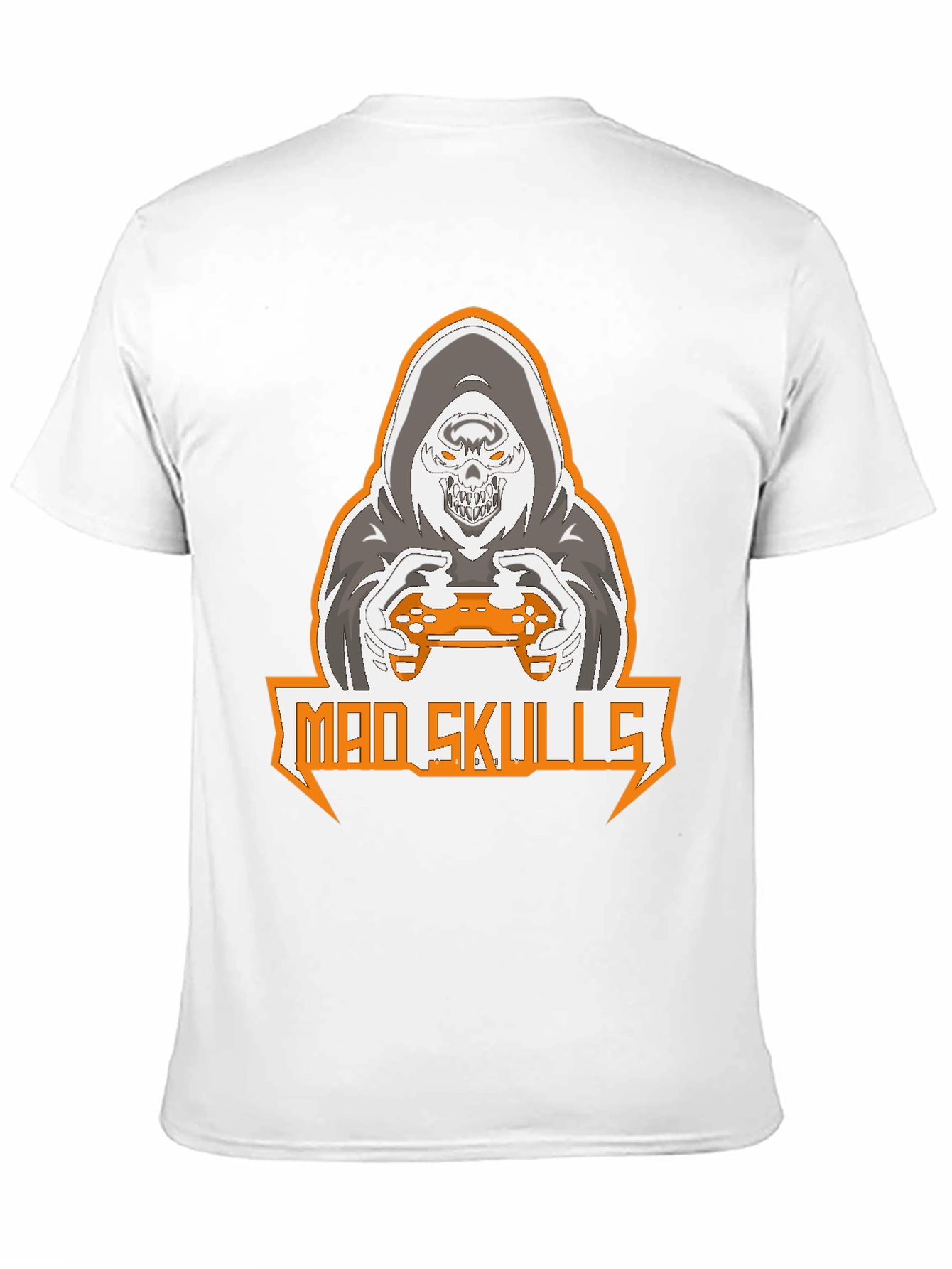 Mad Skulls Gamer Graphic T-Shirt