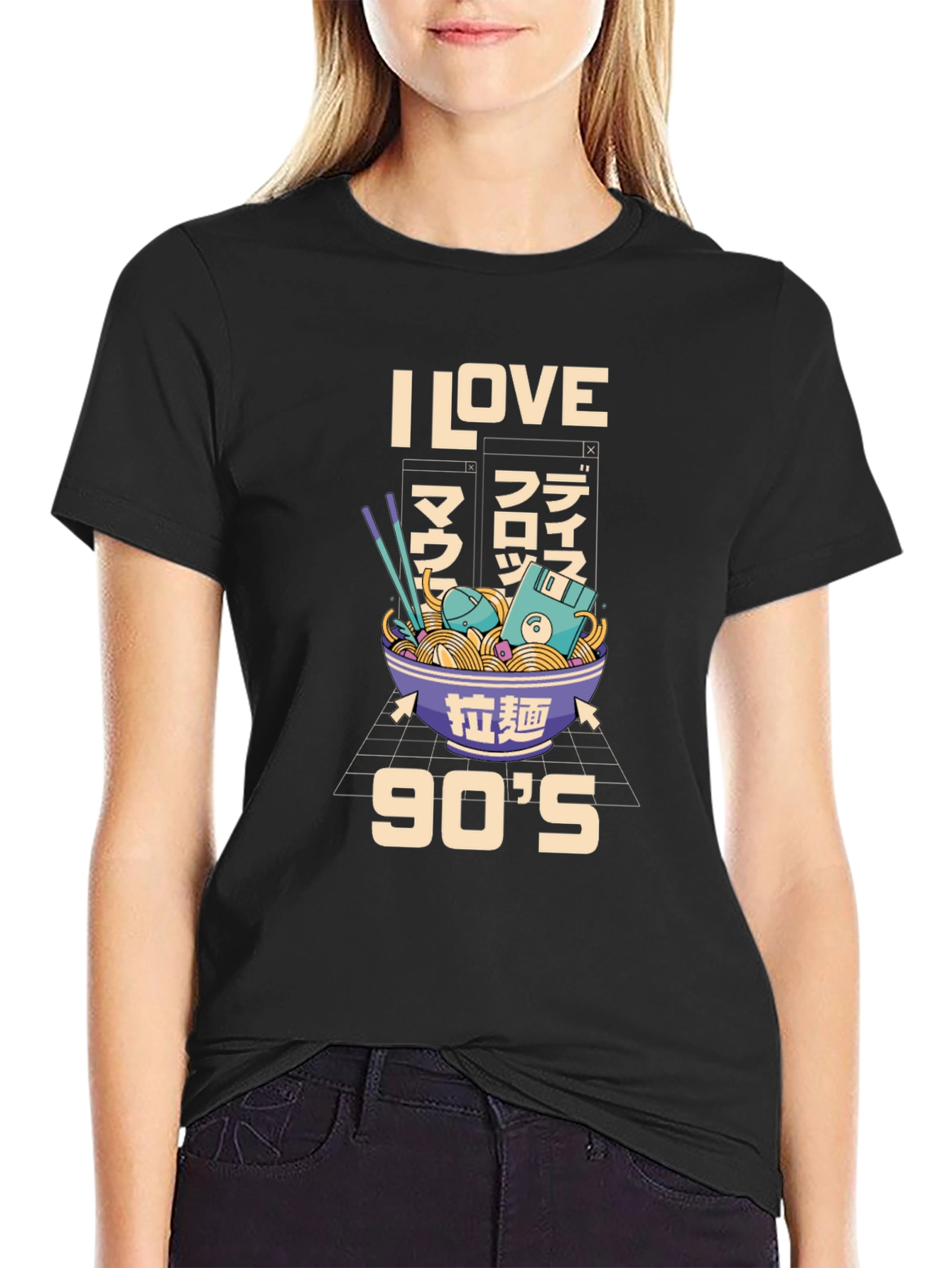 I Love 90s Ramen Graphic Tee