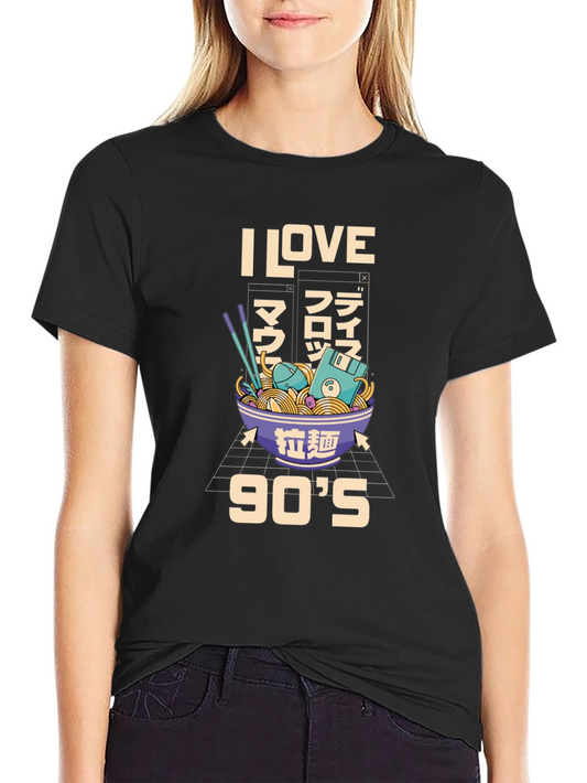 I Love 90s Ramen Graphic Tee