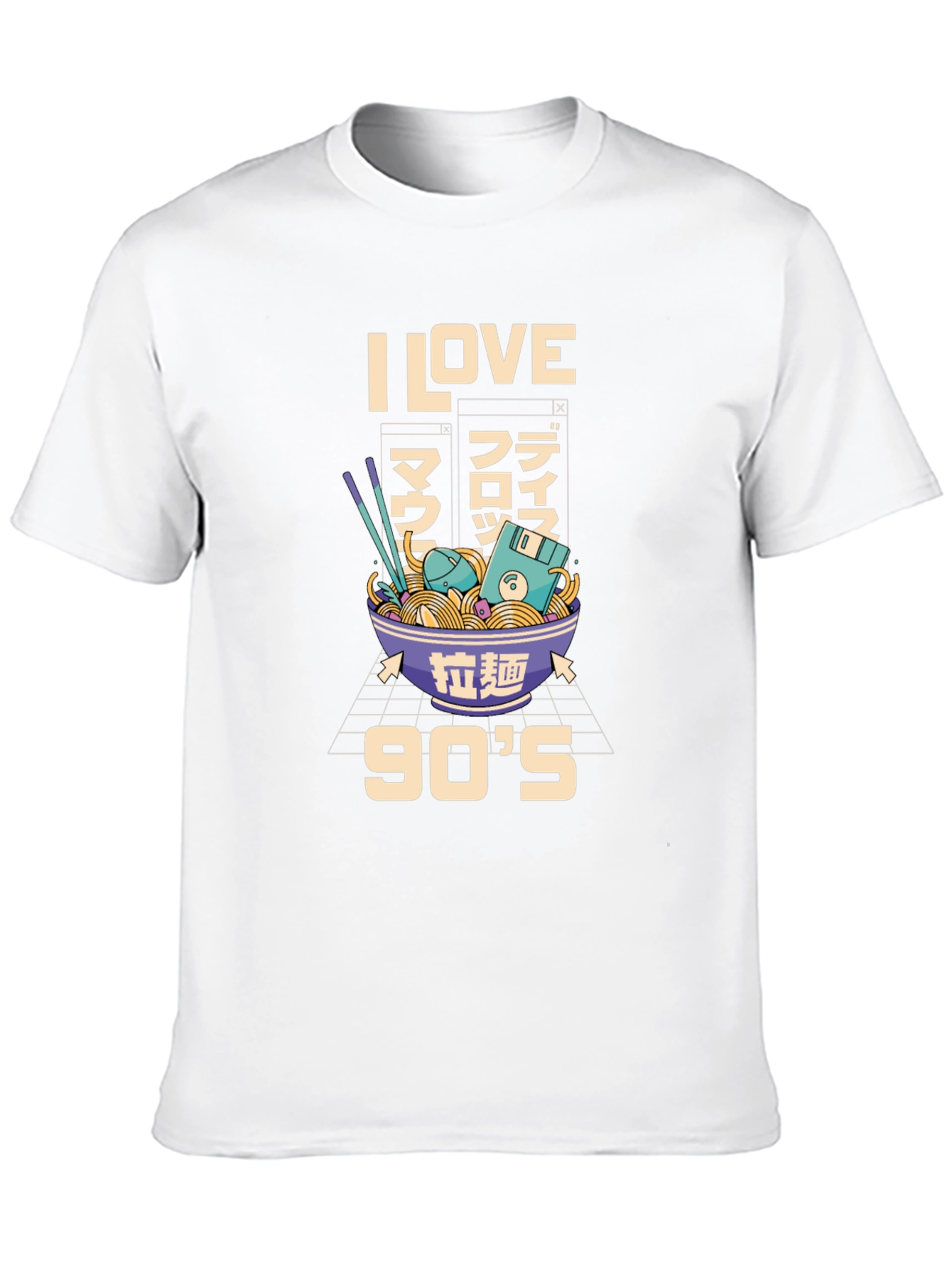 I Love 90s Ramen Graphic Tee