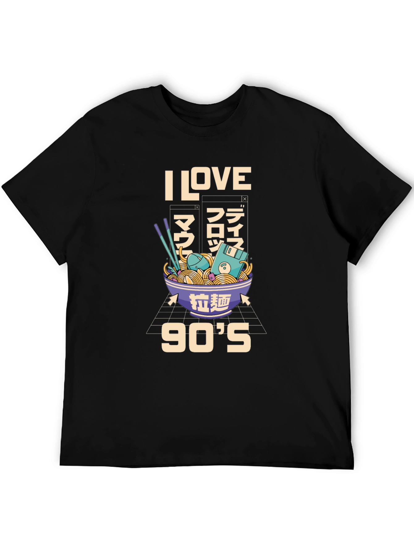 I Love 90s Ramen Graphic Tee
