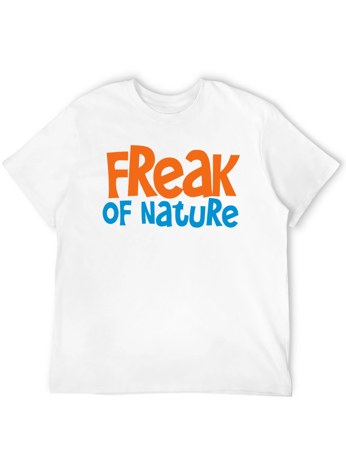 Freak Of Nature Graphic Print Black T-Shirt