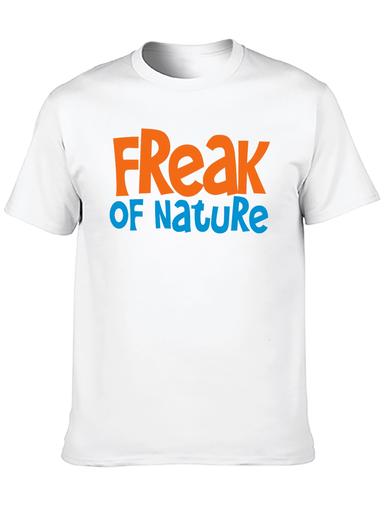 Freak Of Nature Graphic Print Black T-Shirt