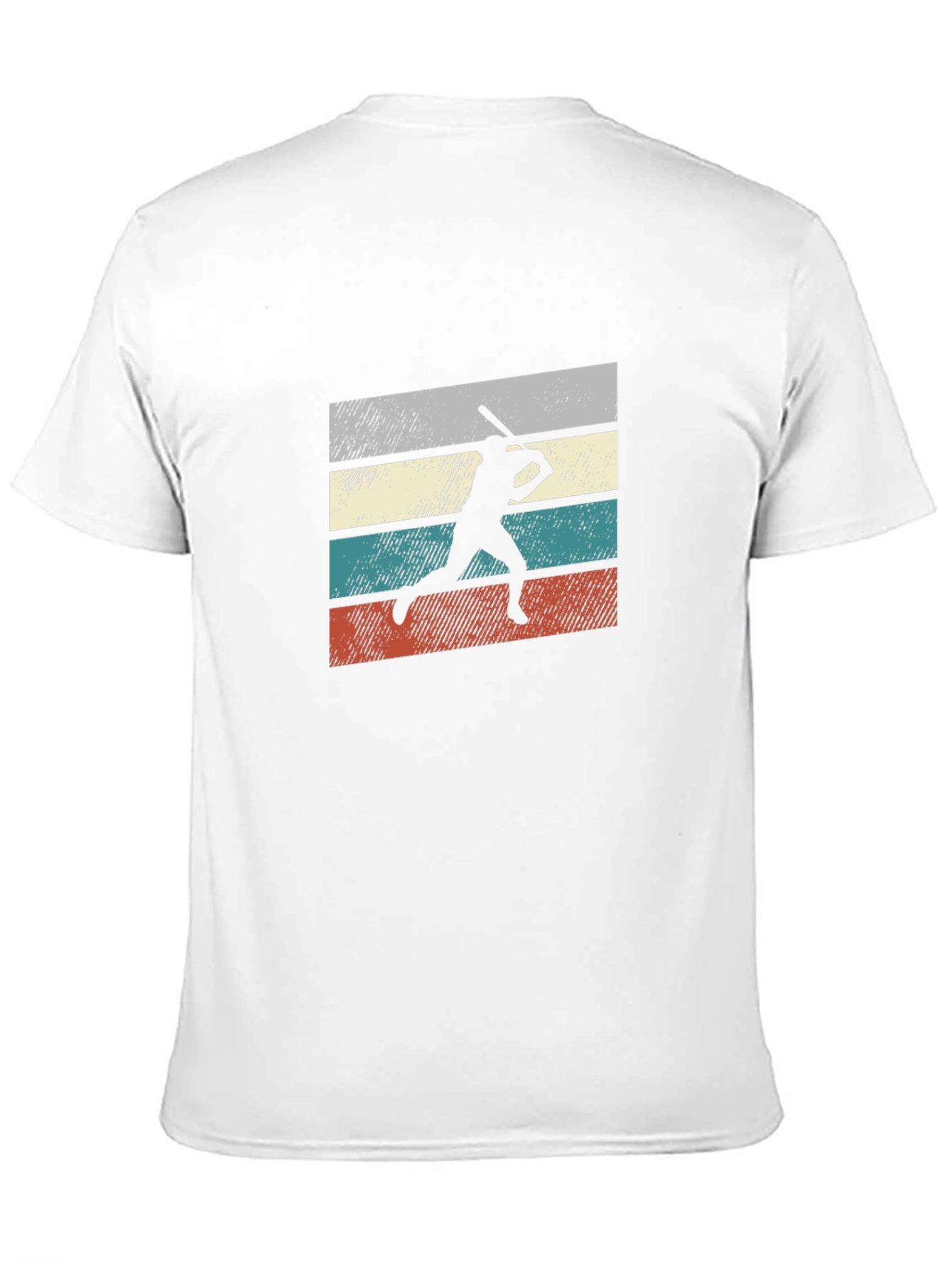 Retro Baseball Silhouette Graphic T-Shirt