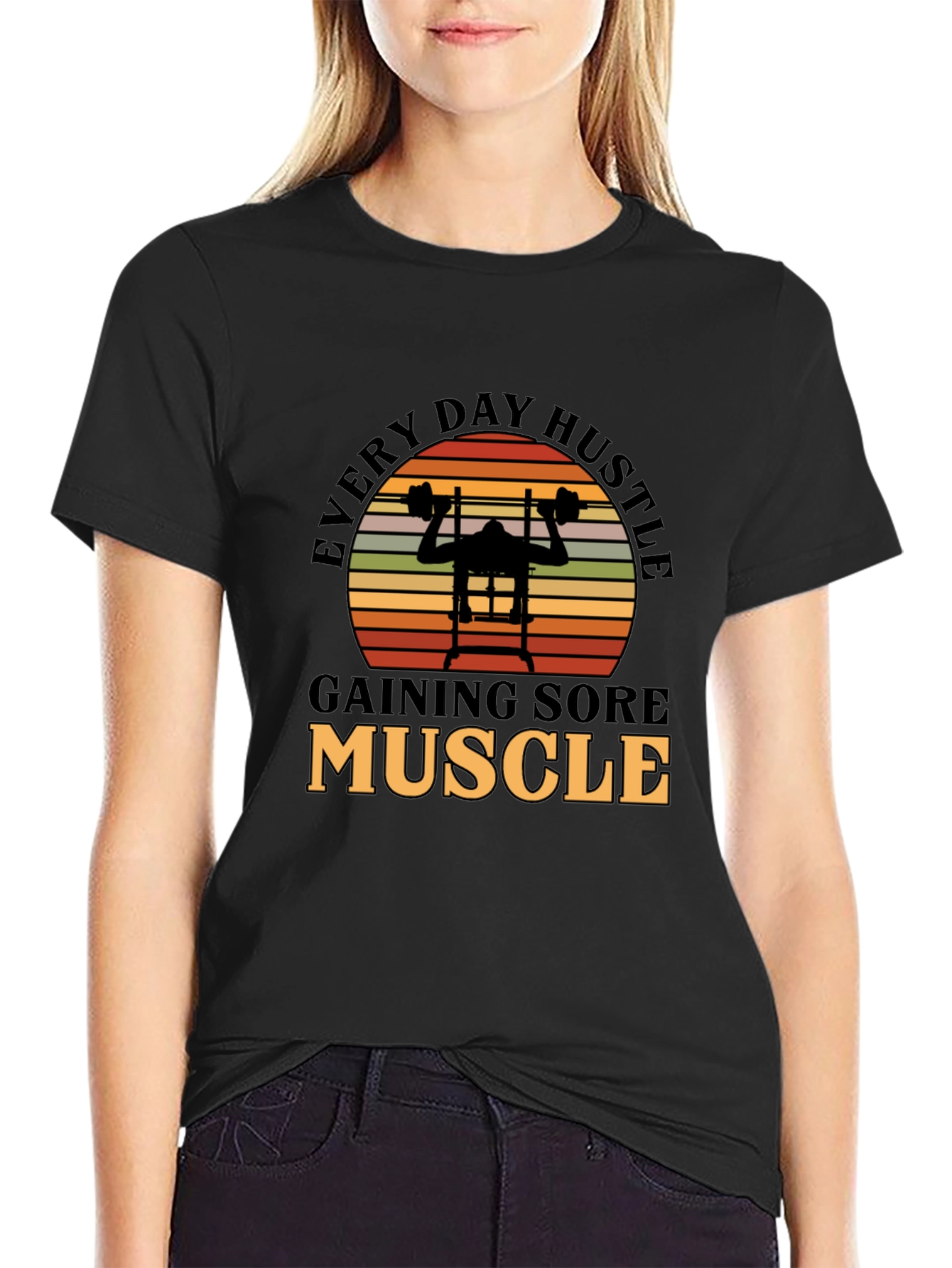 Every Day Hustle Muscle Gym T-Shirt