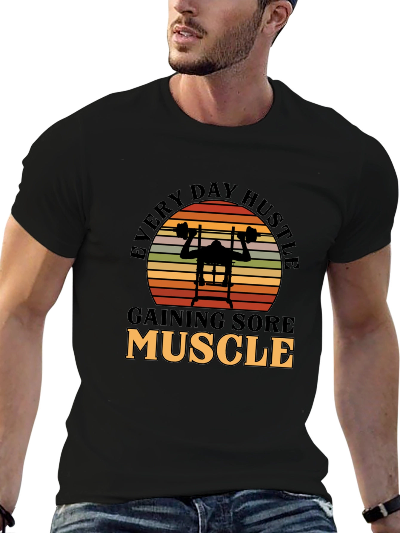 Every Day Hustle Muscle Gym T-Shirt