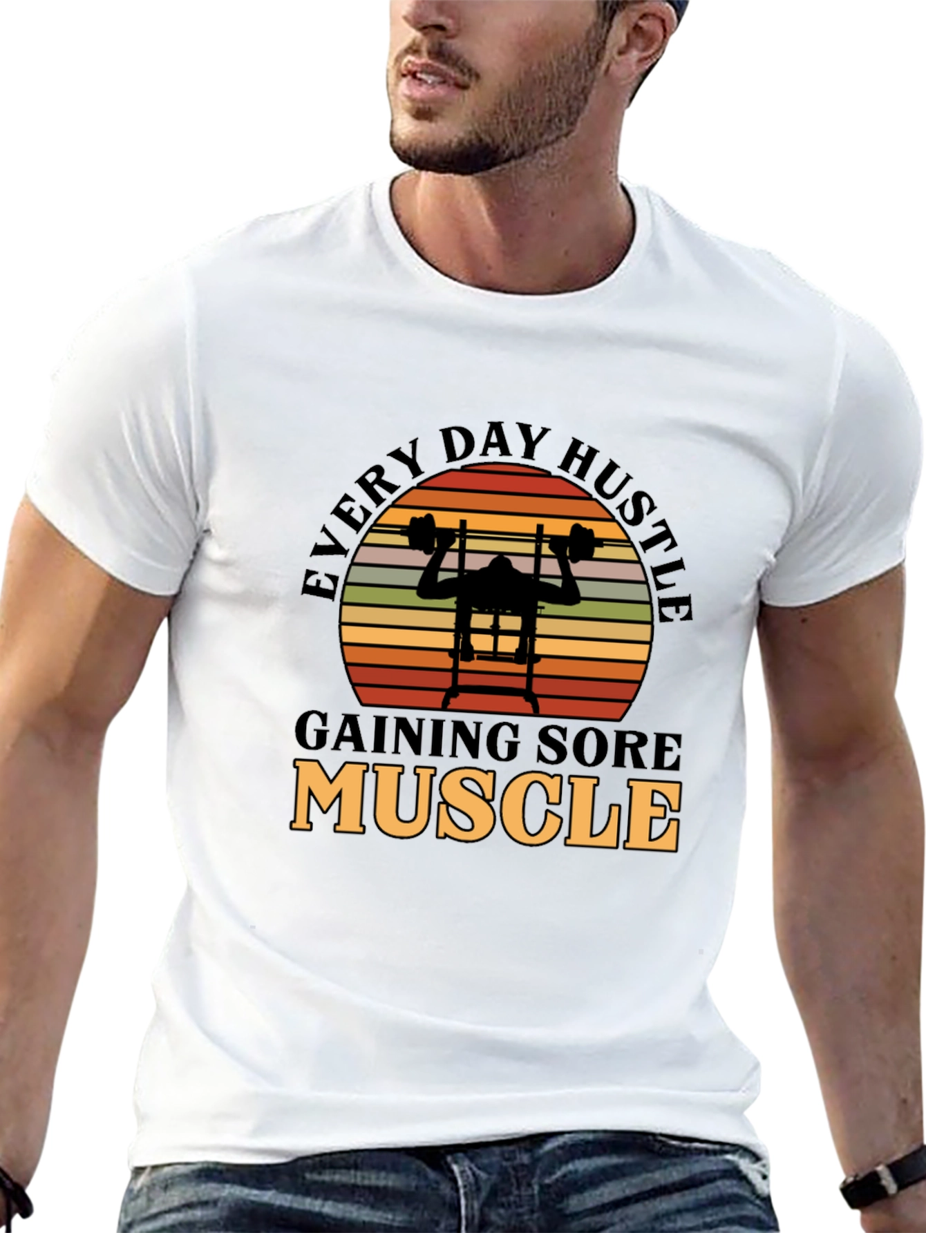 Every Day Hustle Muscle Gym T-Shirt