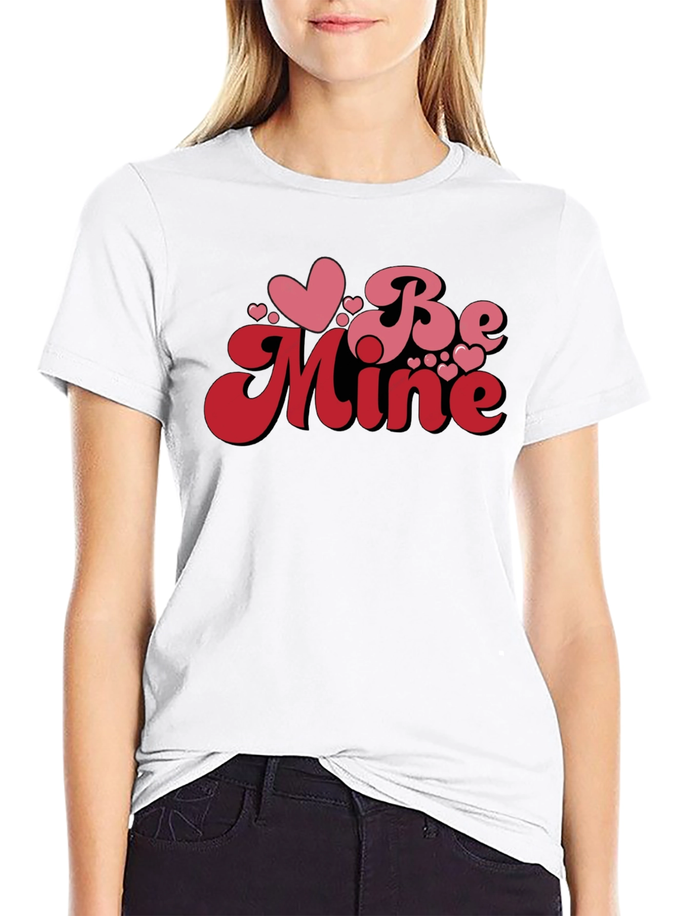 Be Mine Valentines Day Graphic Tee