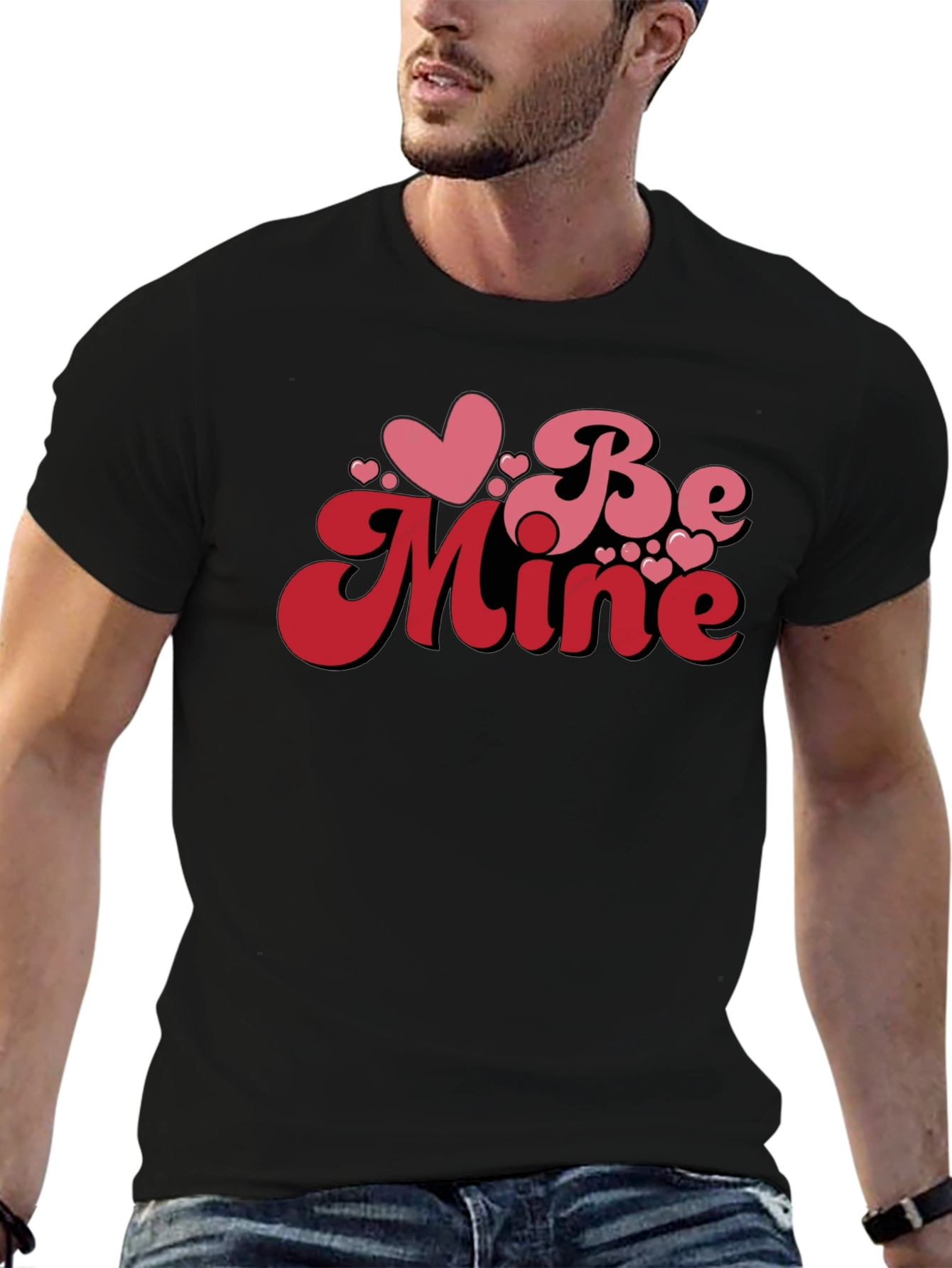 Be Mine Valentines Day Graphic Tee