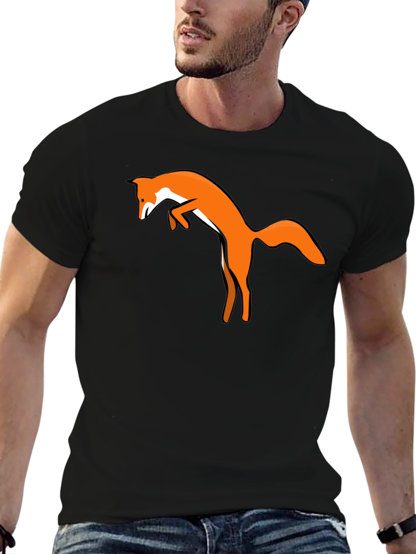 Fox Graphic Black T-Shirt