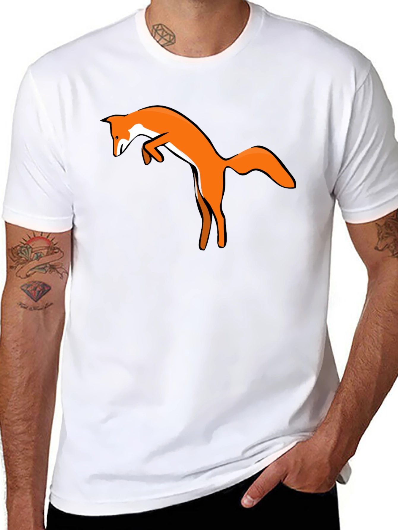 Fox Graphic Black T-Shirt