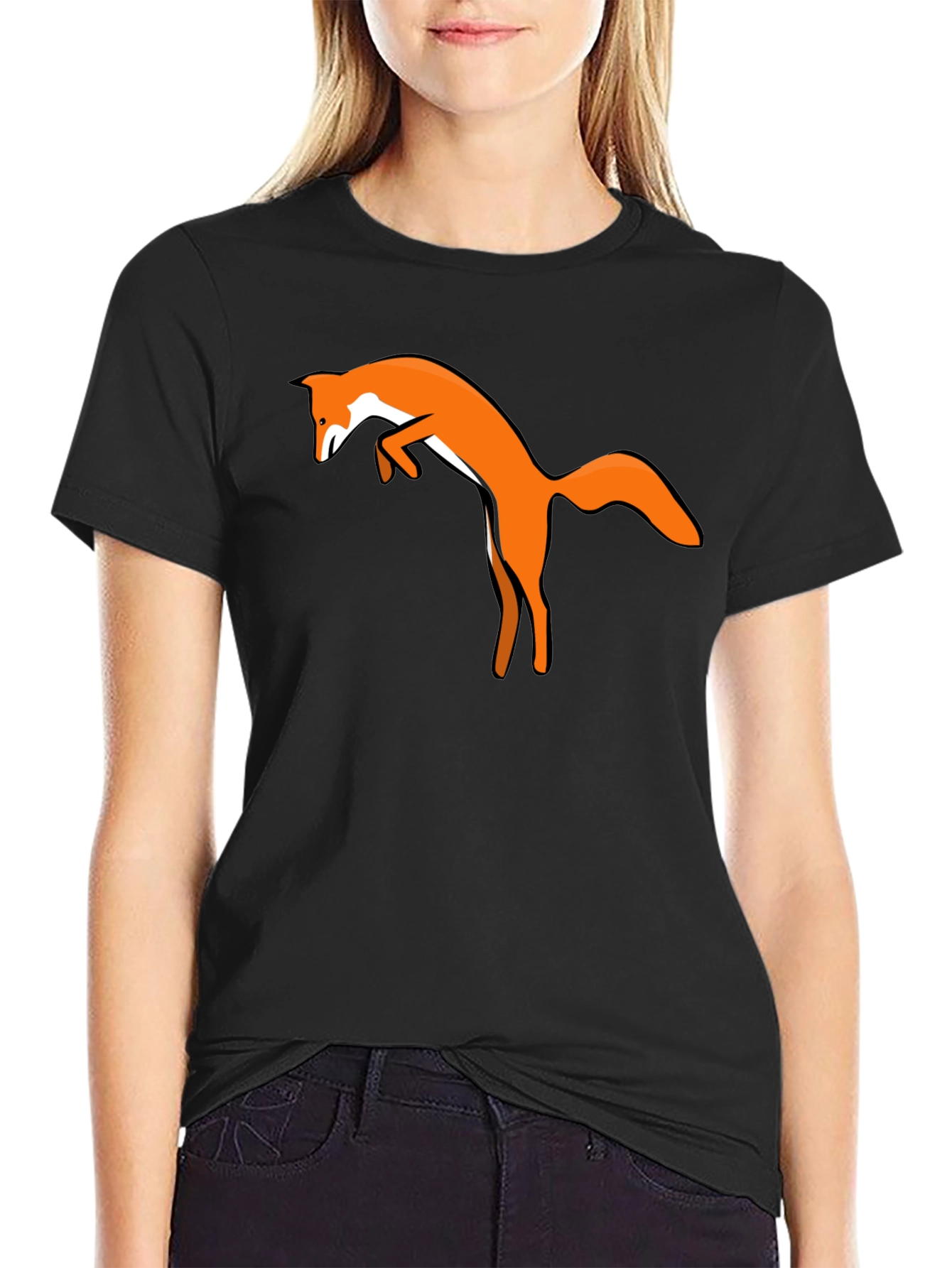 Fox Graphic Black T-Shirt