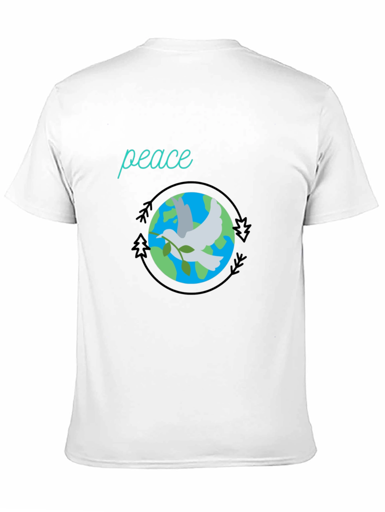 Peace Dove Graphic Tee - Earth Harmony Design