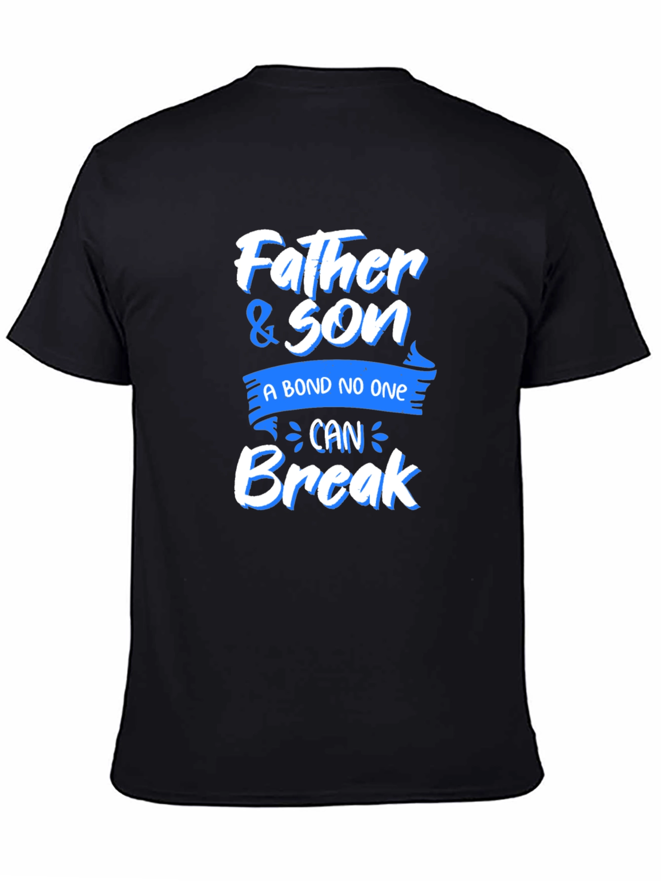 Father & Son Bond Graphic Tee - Black